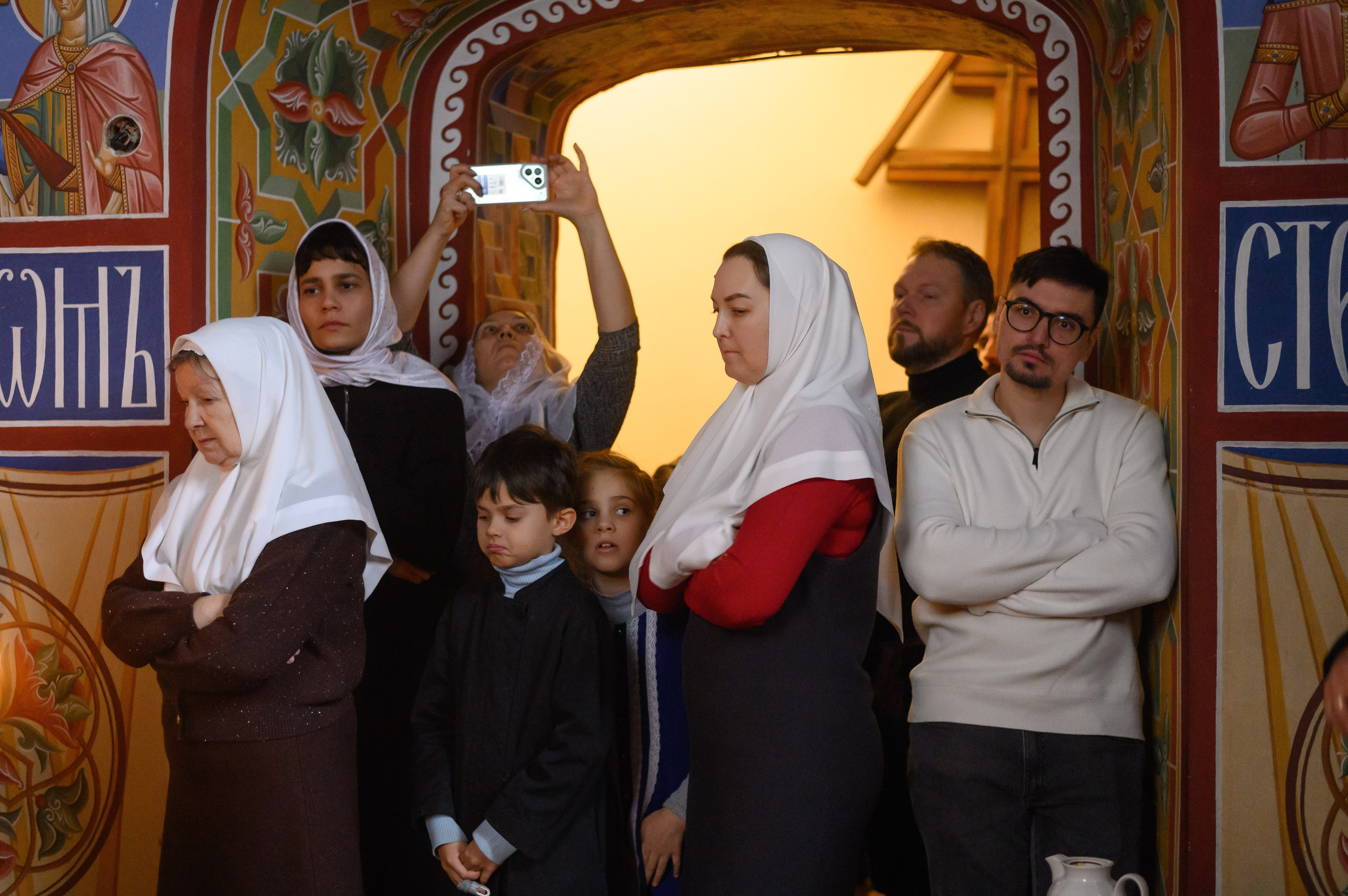 Крещение в Старообрядческом храме (Москва). Семейный и свадебный фотограф в Санкт-Петербурге Серафима Смирнова