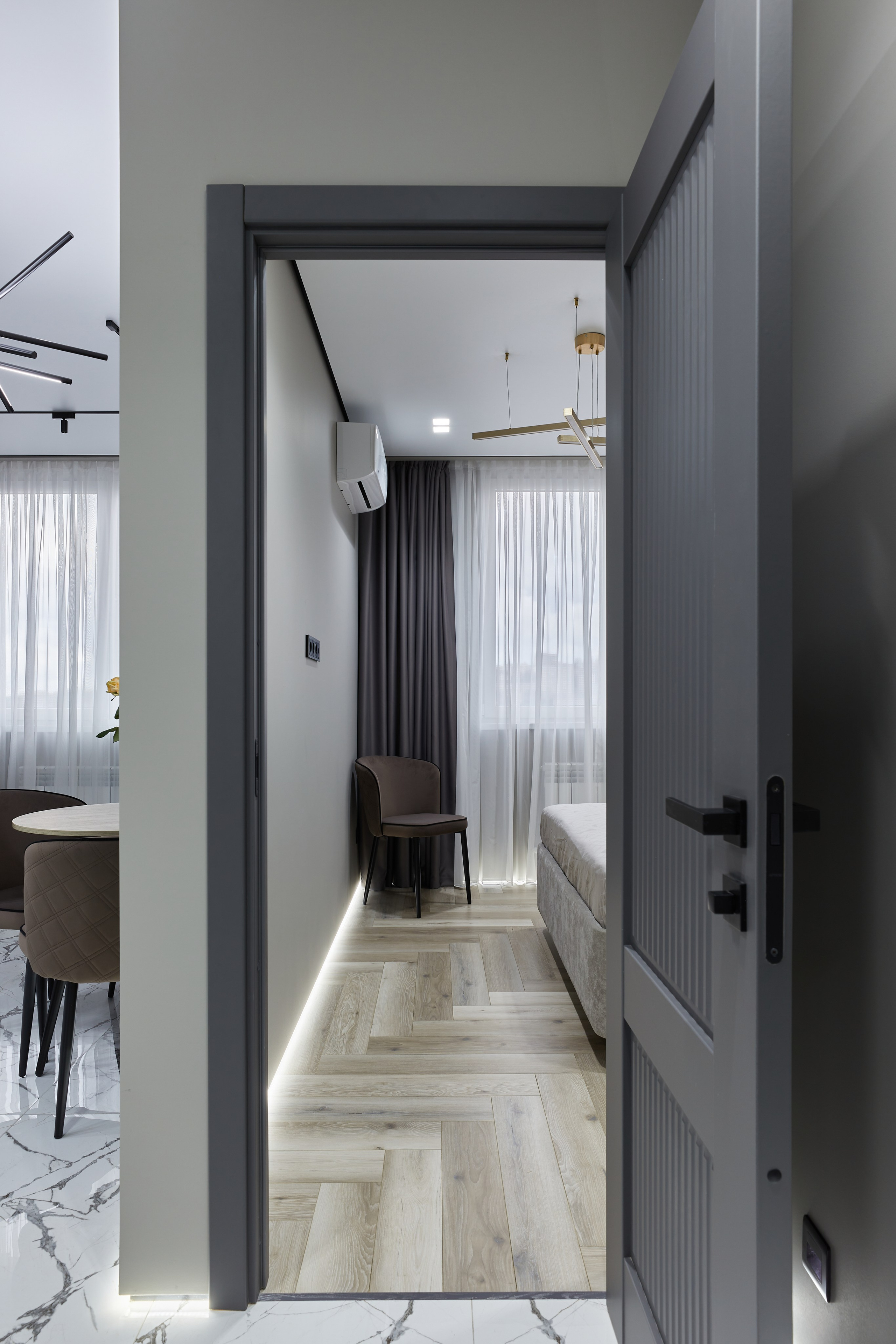 1-КОМНАТНАЯ С ДИЗАЙНЕРСКИМ РЕМОНТОМ В ЖК АЛЬПИЙСКИЙ КВАРТАЛ. Интерьерный фотограф в Сочи Анисимова Ольга