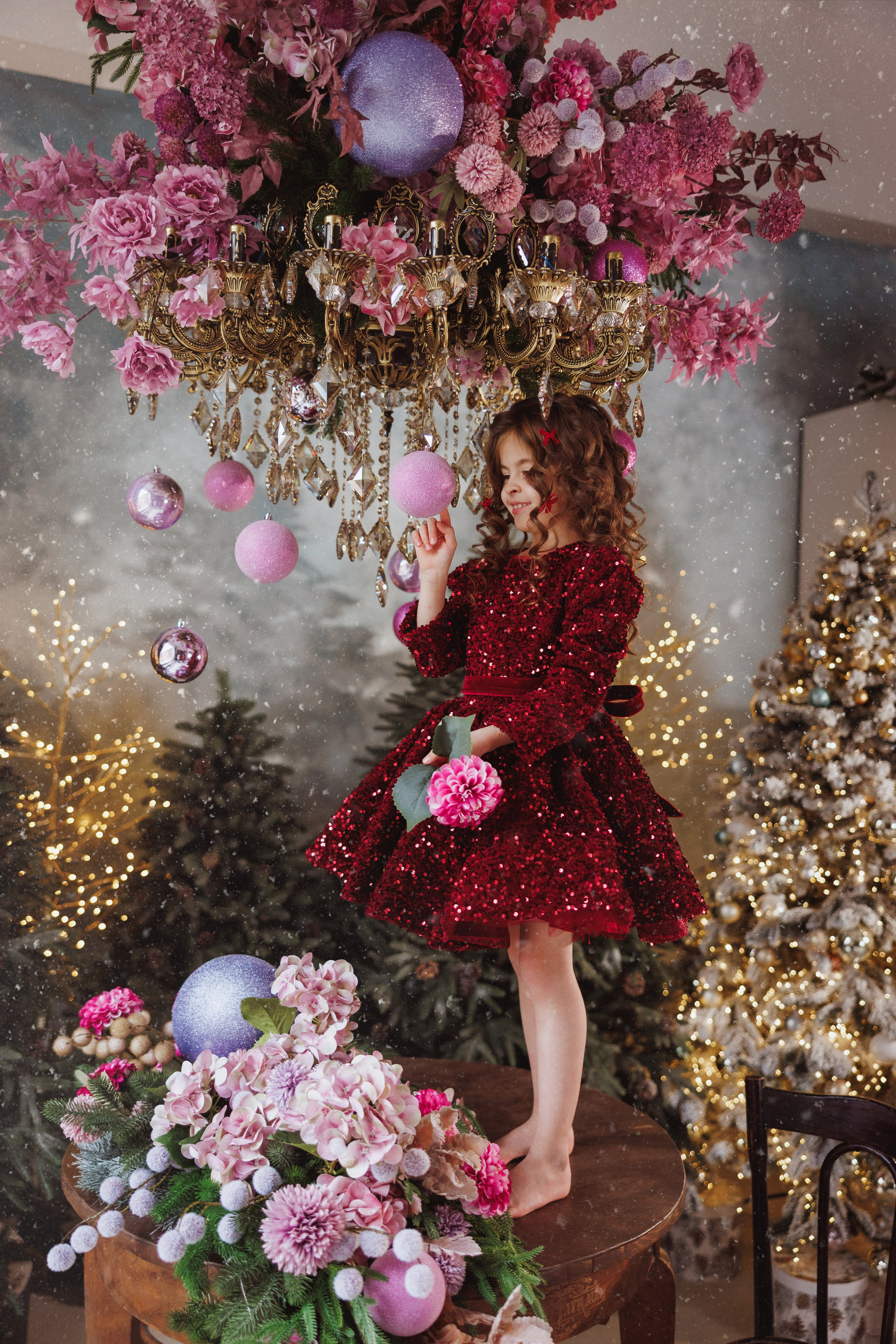 Новогодняя фотосессия в фотостудии «Океан», город Краснодар. Семейный и детский фотограф в Краснодаре Анна Трашкова