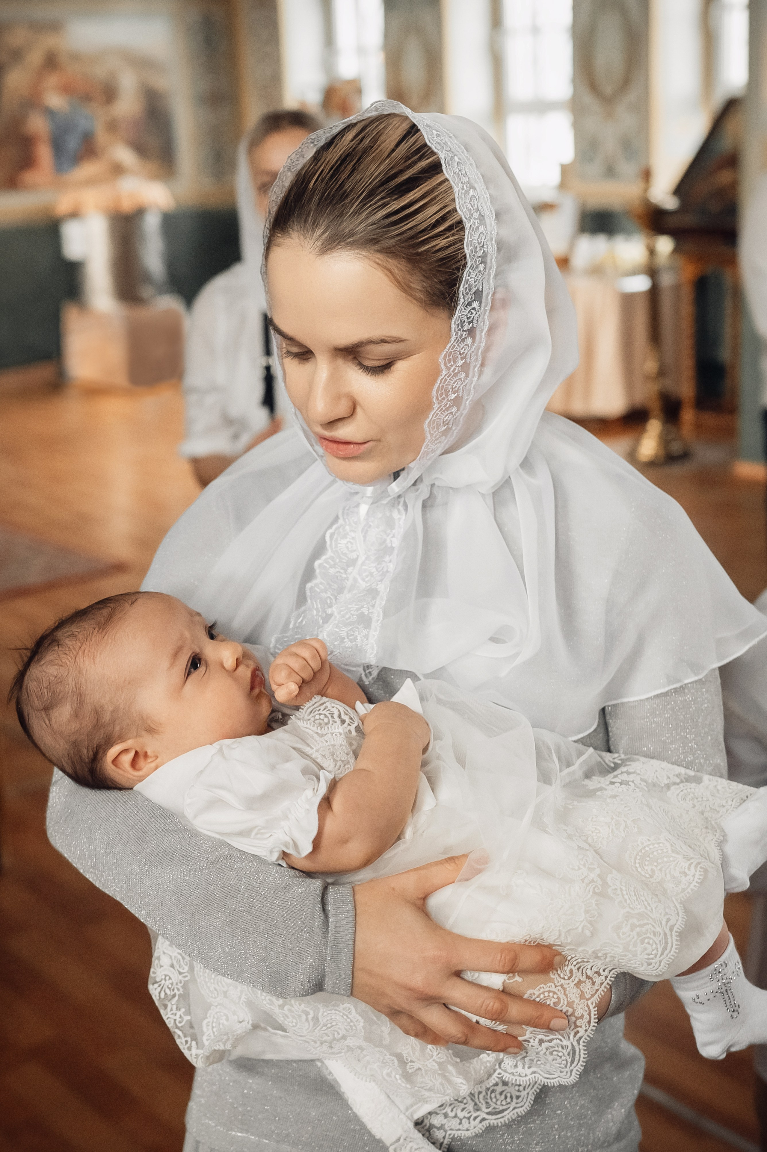 Крещение в храме Иоанна Богослова. Церковный фотограф на Таинство Крещения и Венчания в Оренбурге и Оренбургской области Екатерина Белкина