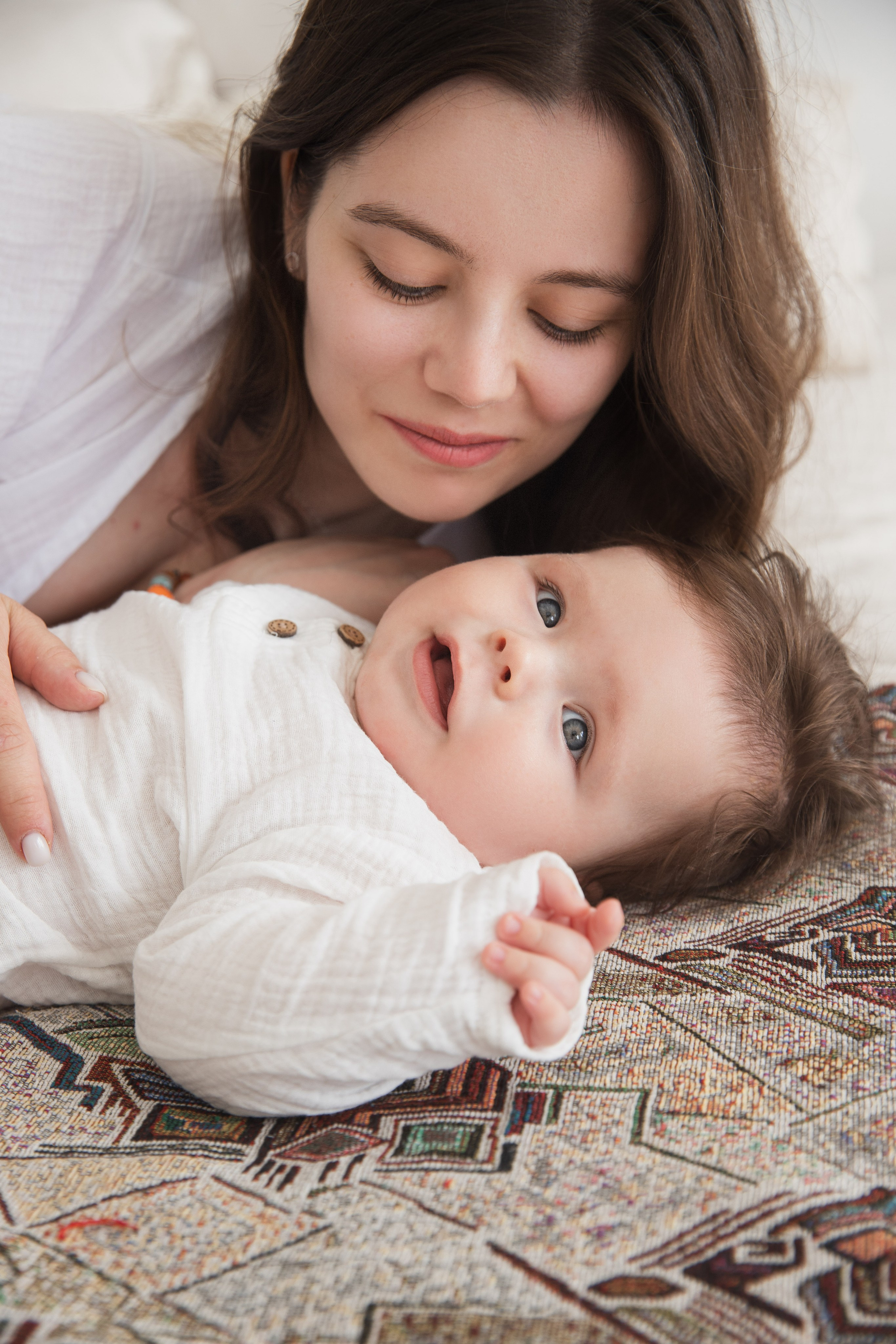 Лана с малышом. Свадебный и портретный фотограф в Москве Мария Кравченко