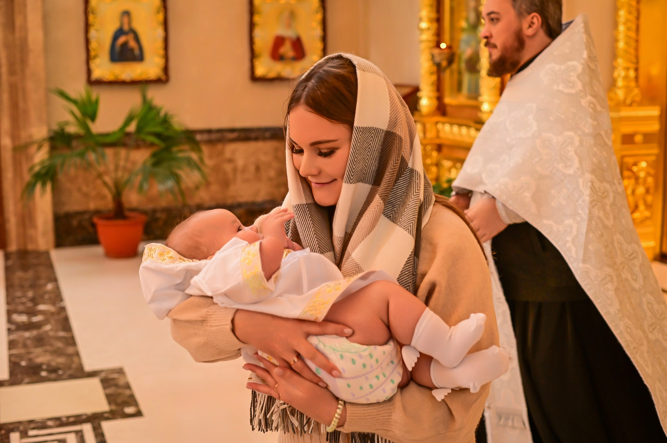 Крещение. Семейный и свадебный фотограф в Донецке Донская Анастасия