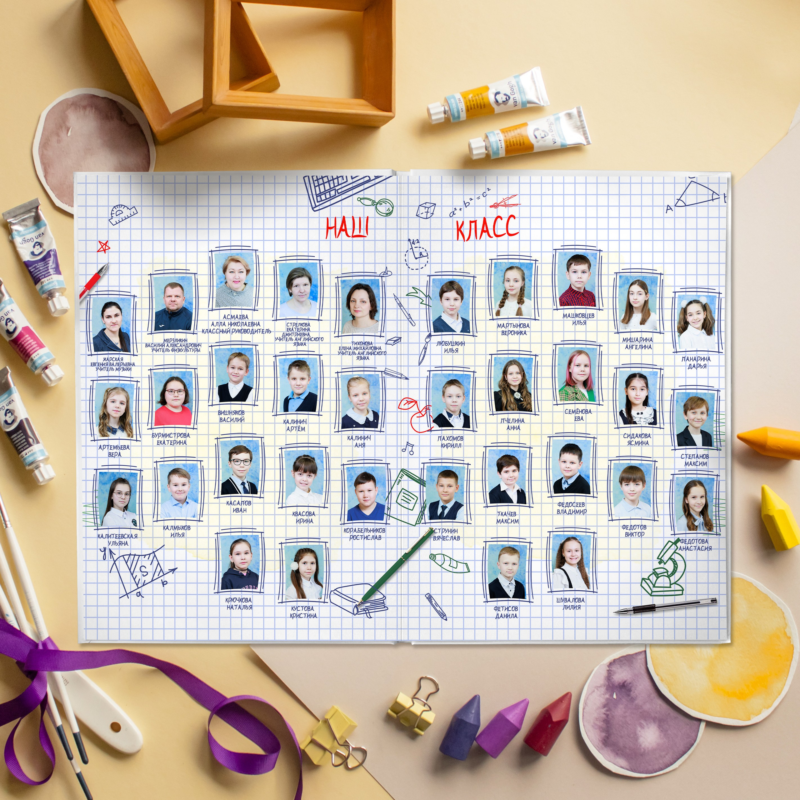 Премиум 5 разворотов. Выпускные альбомы для детского сада и школы в Москве