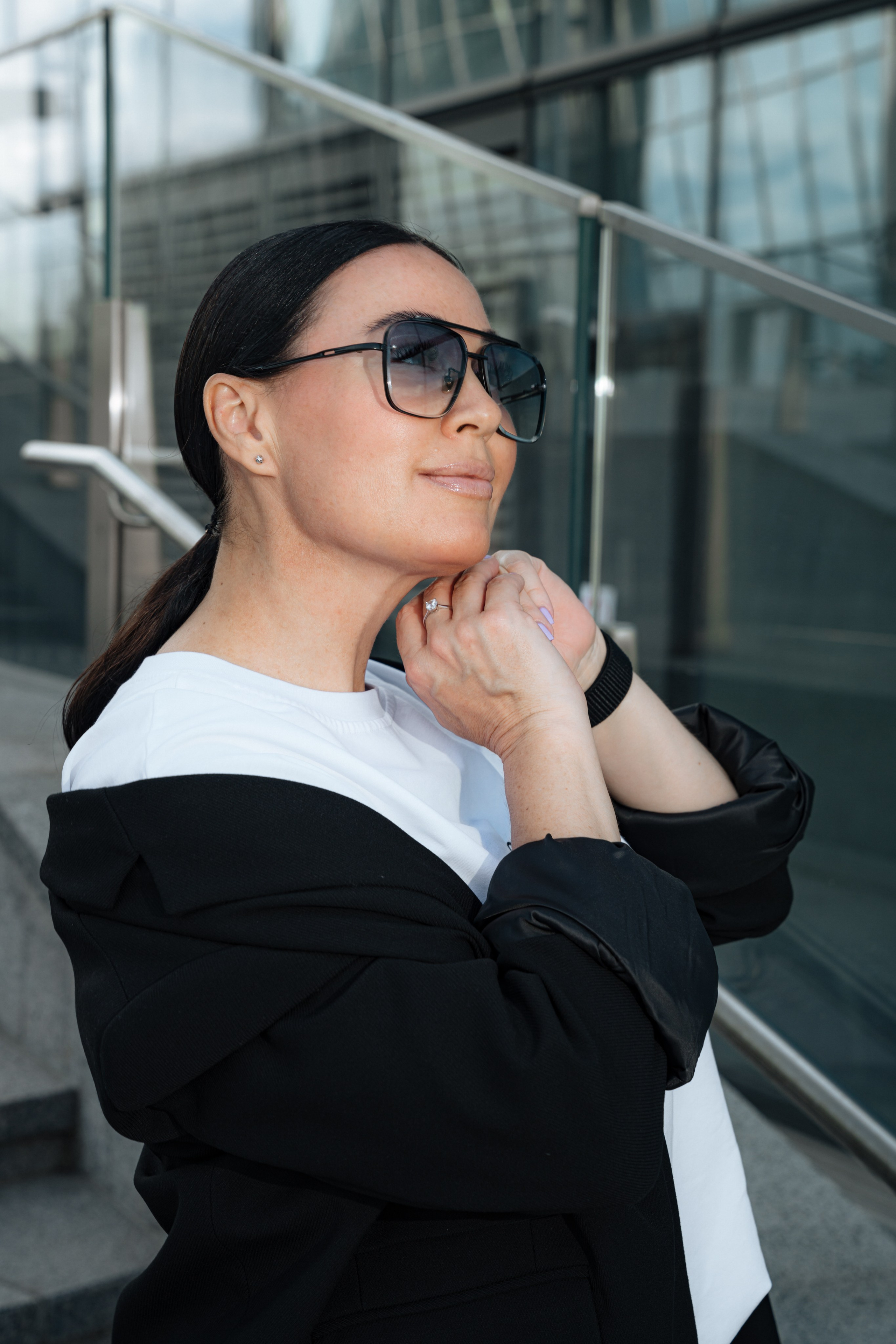 Елена. Лахта центр. Портретный фотограф в Санкт-Петербурге Дмитриева Наталия