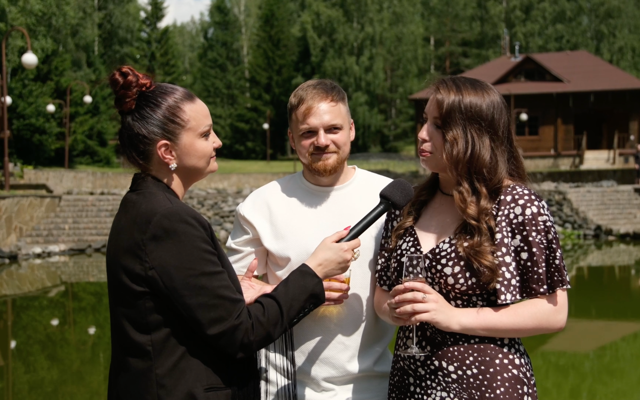 Свадебное SDE интервью в Сосновое. Репортажный видеограф Илья Сухоносиик