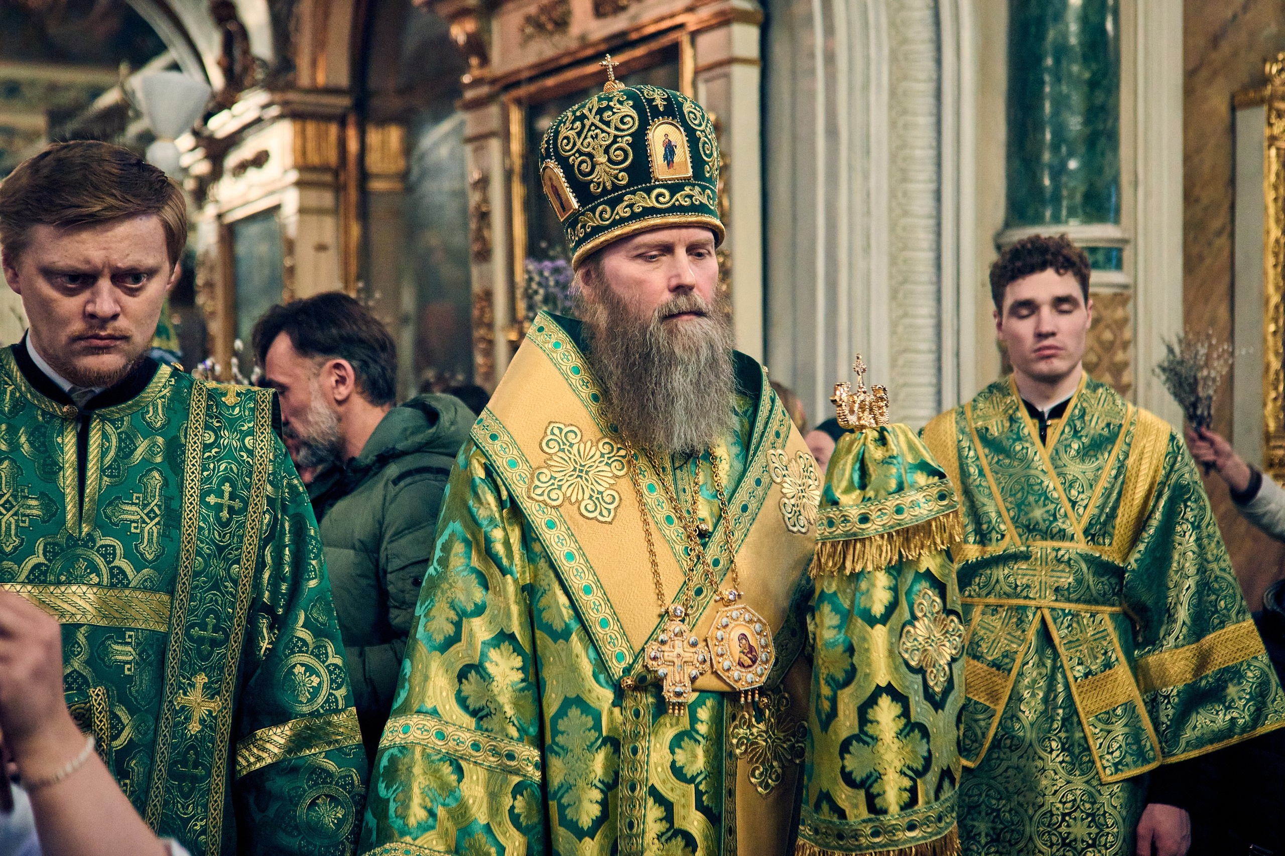 На всенощном бдении под Неделю ваий. DMITRY MOISEENKO — фотограф, художник, топ-стилист