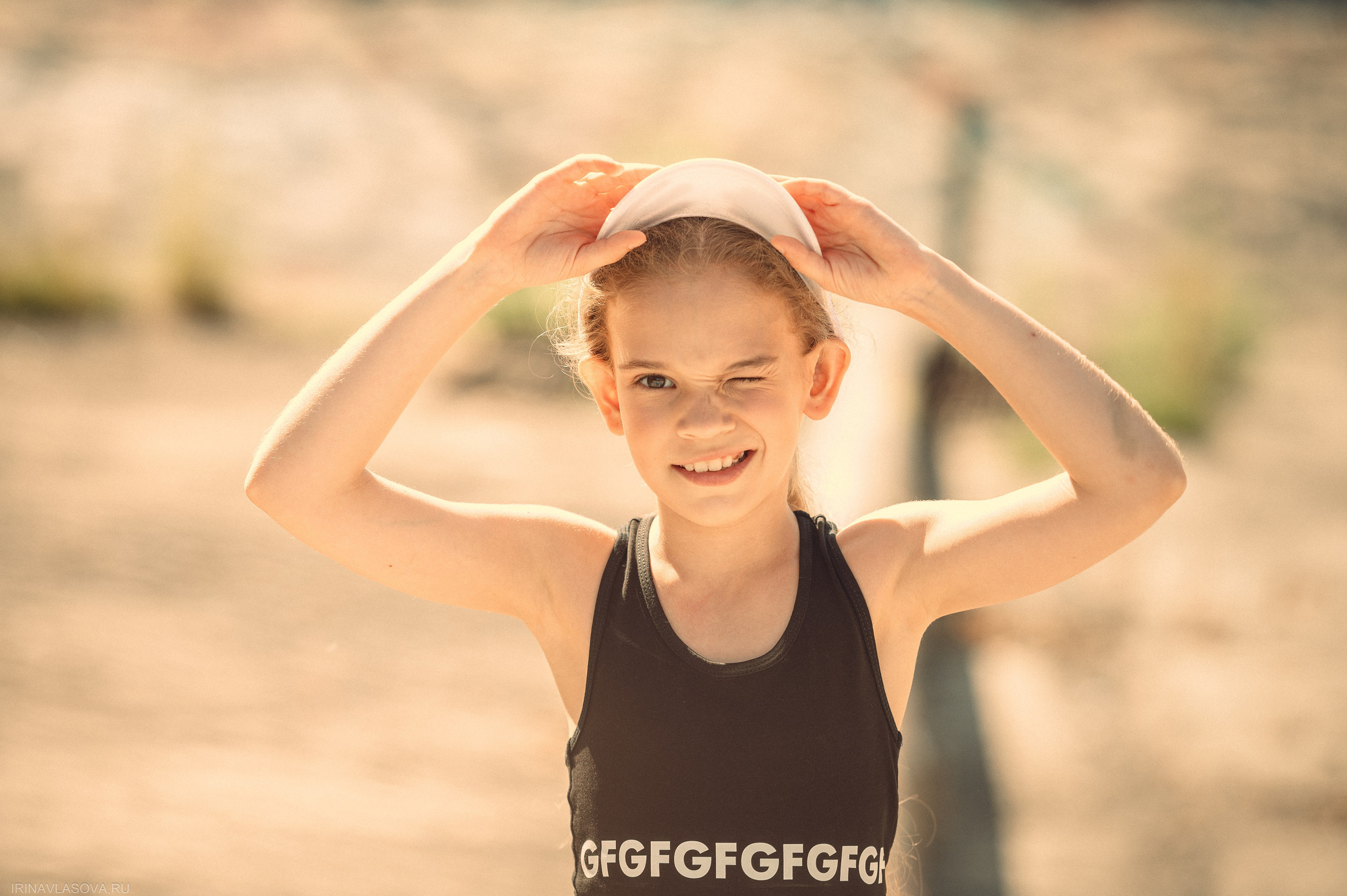 детская фотосессия на рассвете в парке