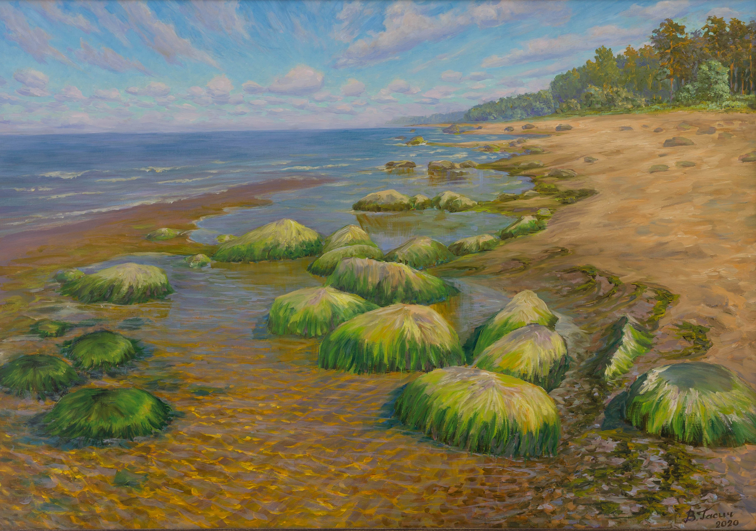 Пейзаж / Landscape. Художник Василий Гасич