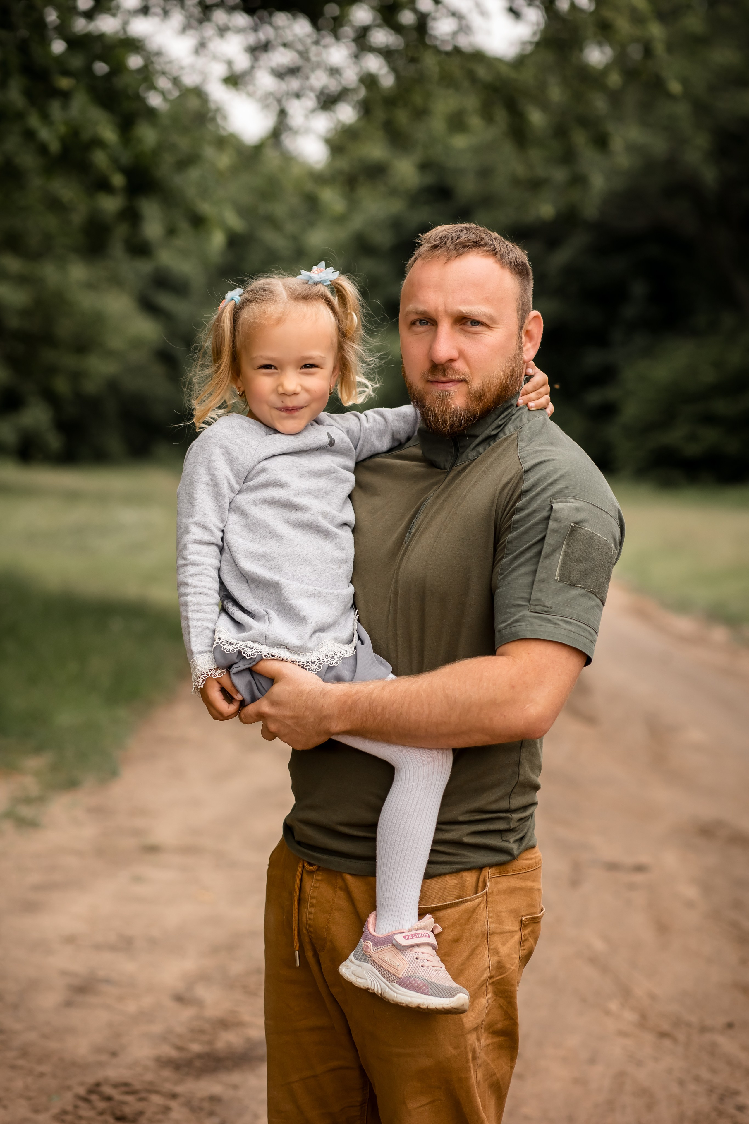 Катя с детками