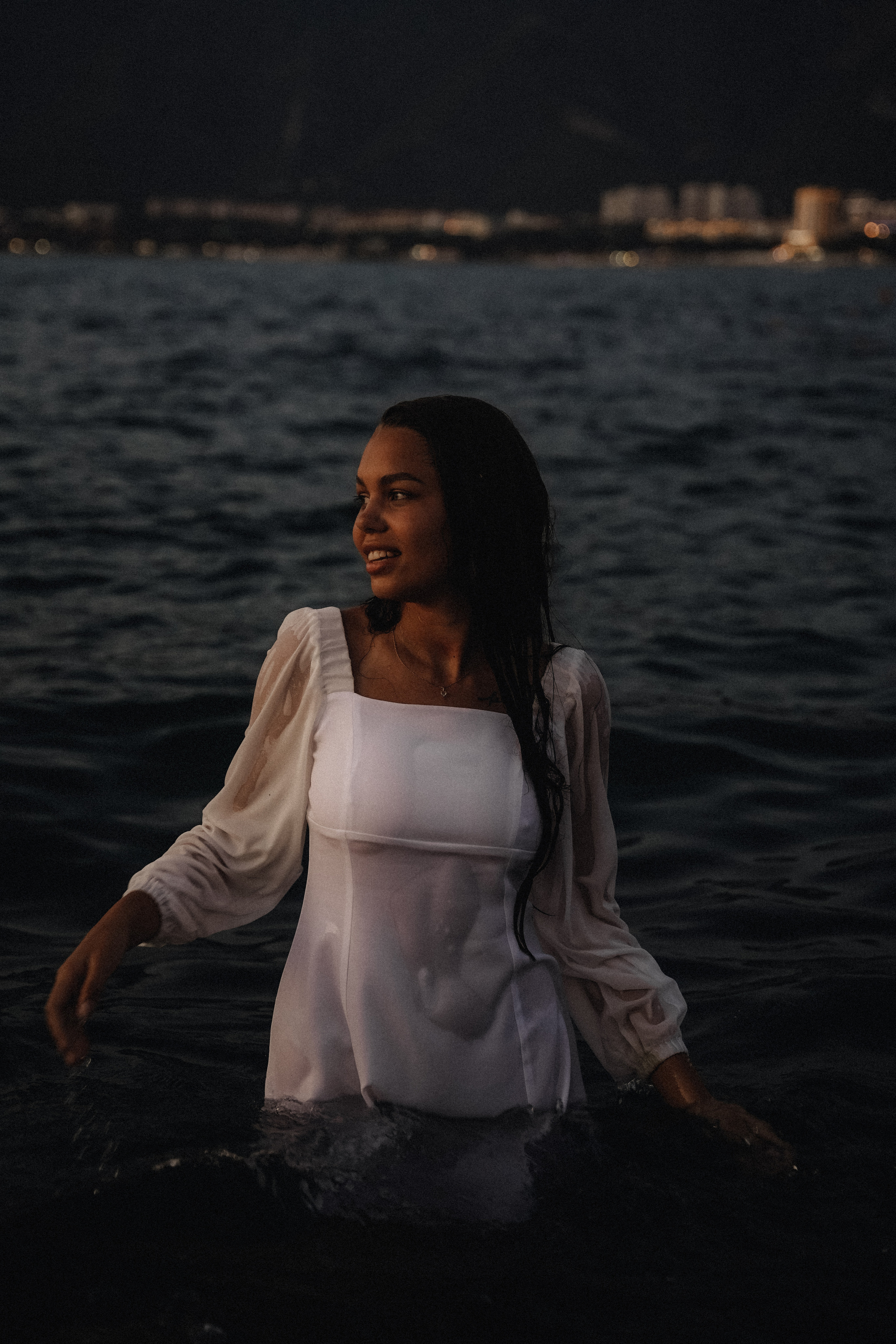 Ночной Геленджик. VISUAL ARTIST · KRONGAUZ ANASTASIA