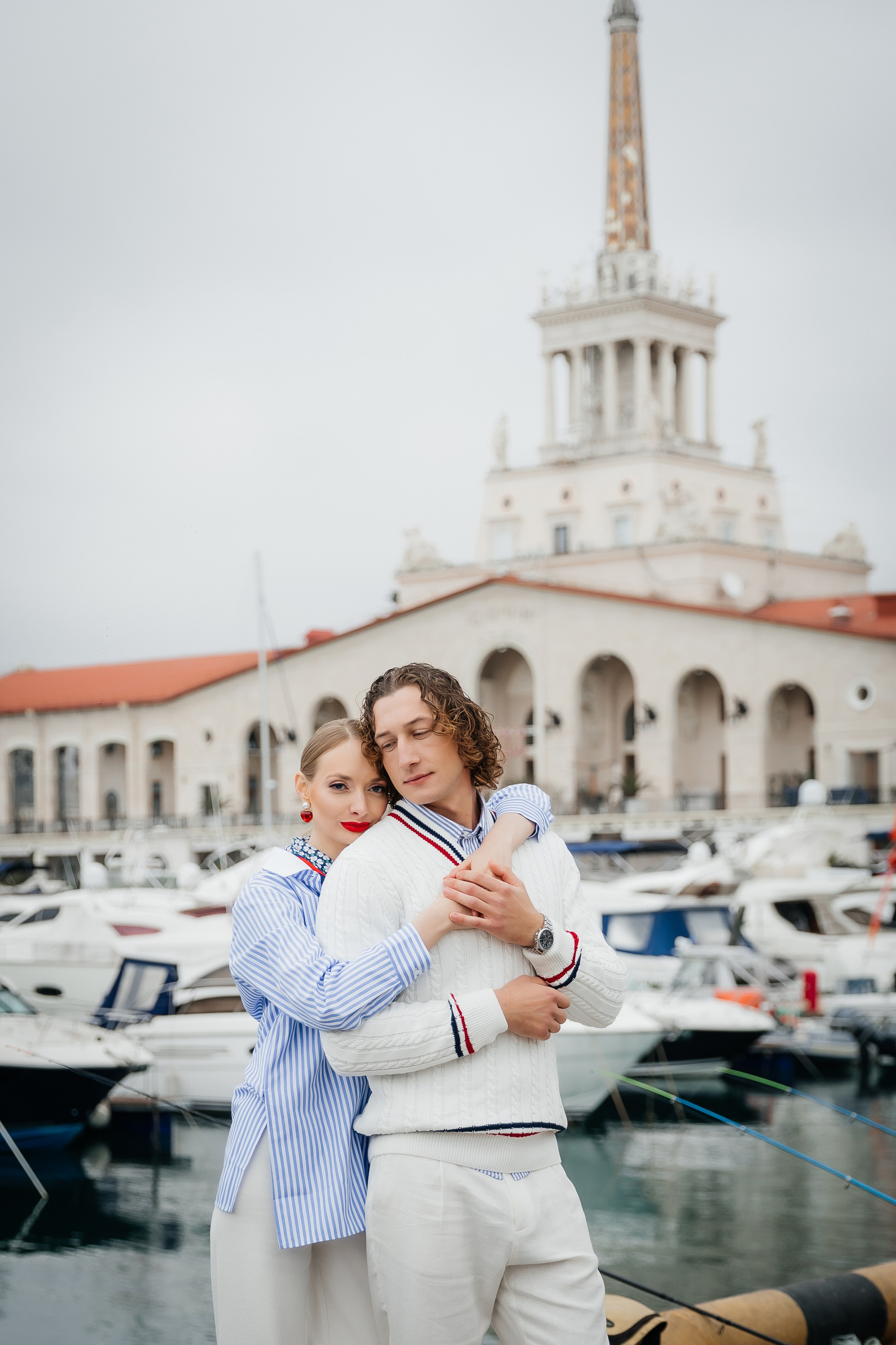 В морском порту. Свадебный и семейный фотограф Краснодарский край
