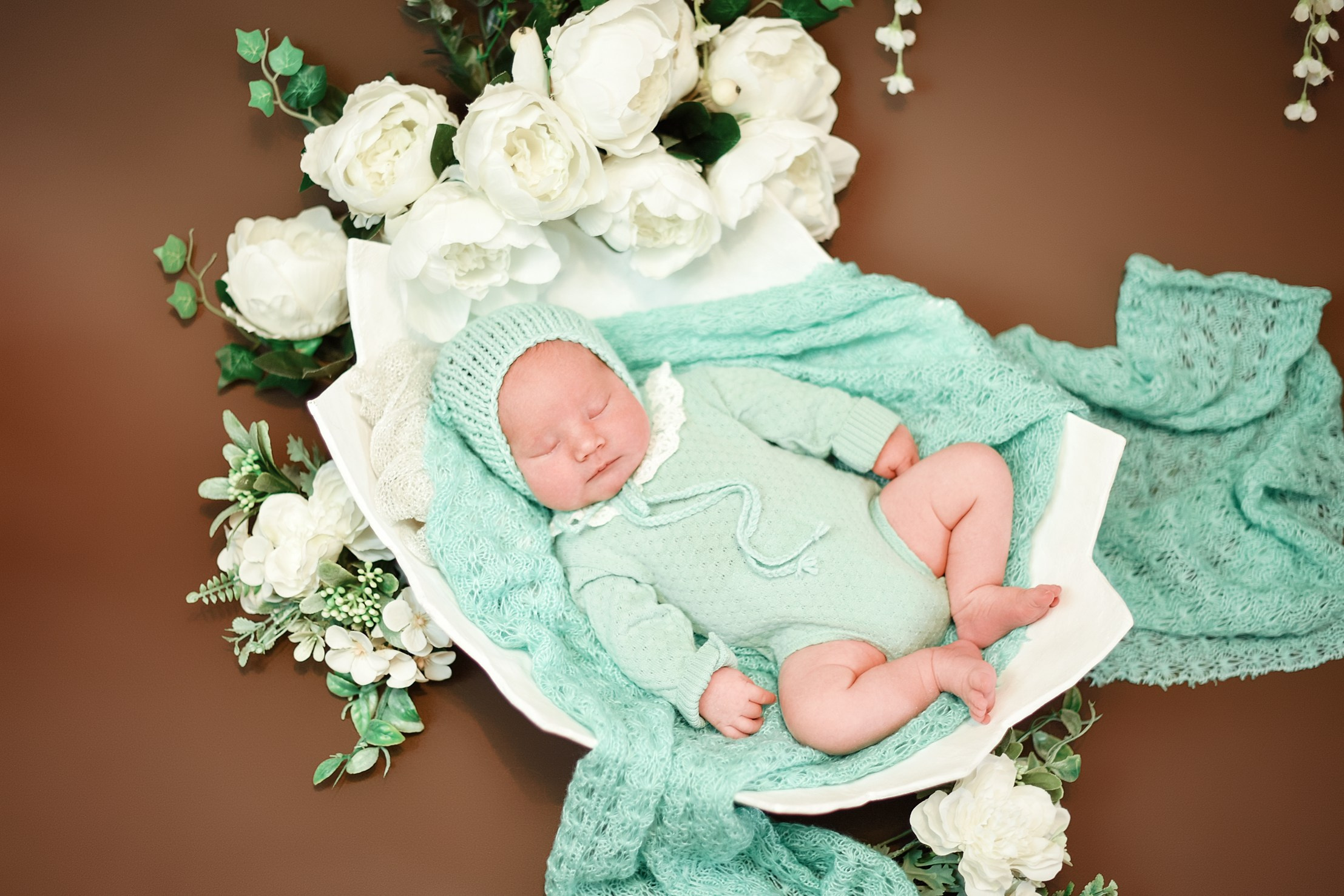 Машенька 18 дней. Фотограф беременности и новорожденных малышей Анастасия Никитина