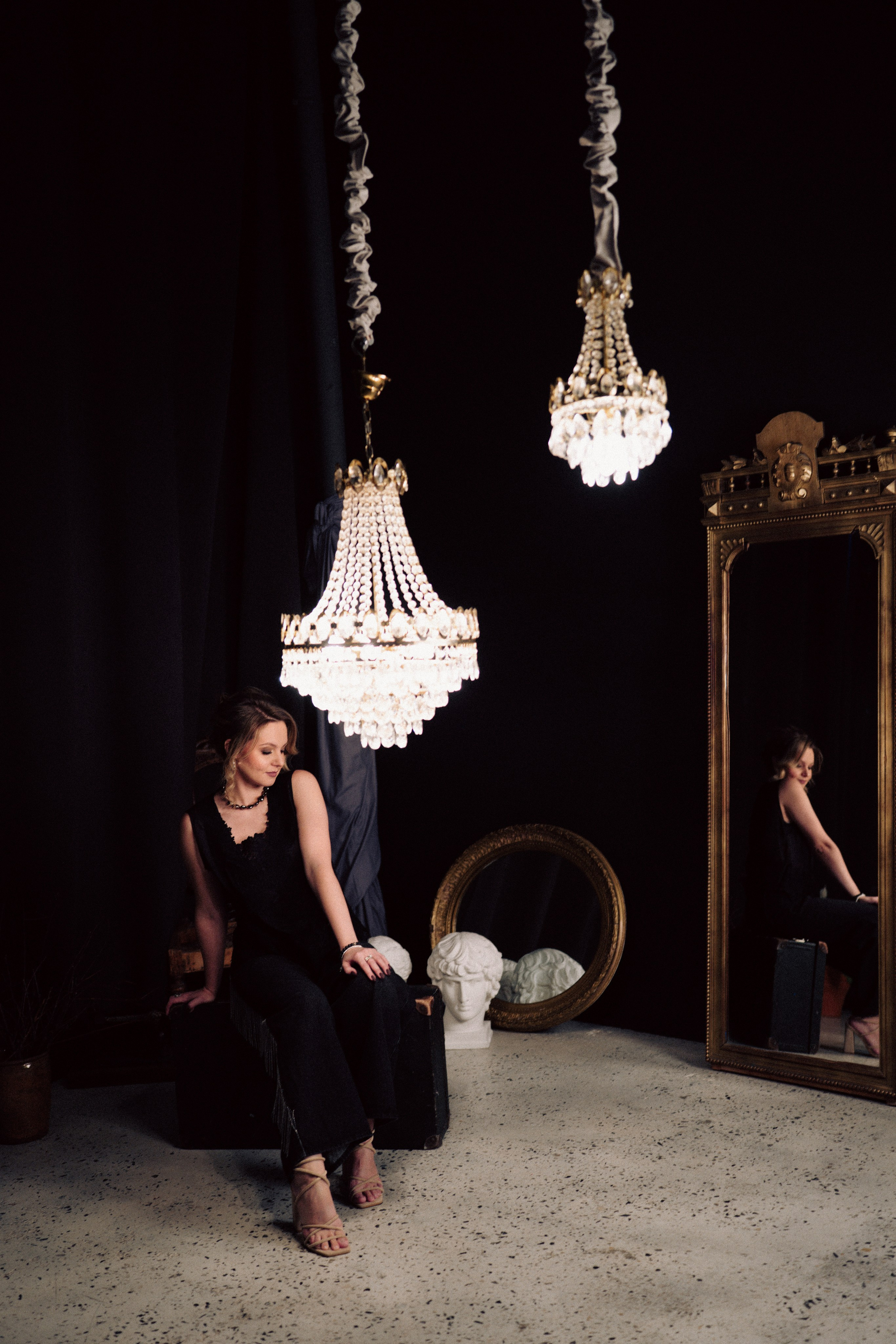 НОВОГОДНЯЯ ФОТОСЕСИИЯ В СТУДИИ ДЛЯ ДЕВУШКИ И ПРОГУЛКА ПО ЧЕРНЫШЕВСКОЙ. Профессиональный фотограф, Санкт-Петербург — Виктория Богомолова