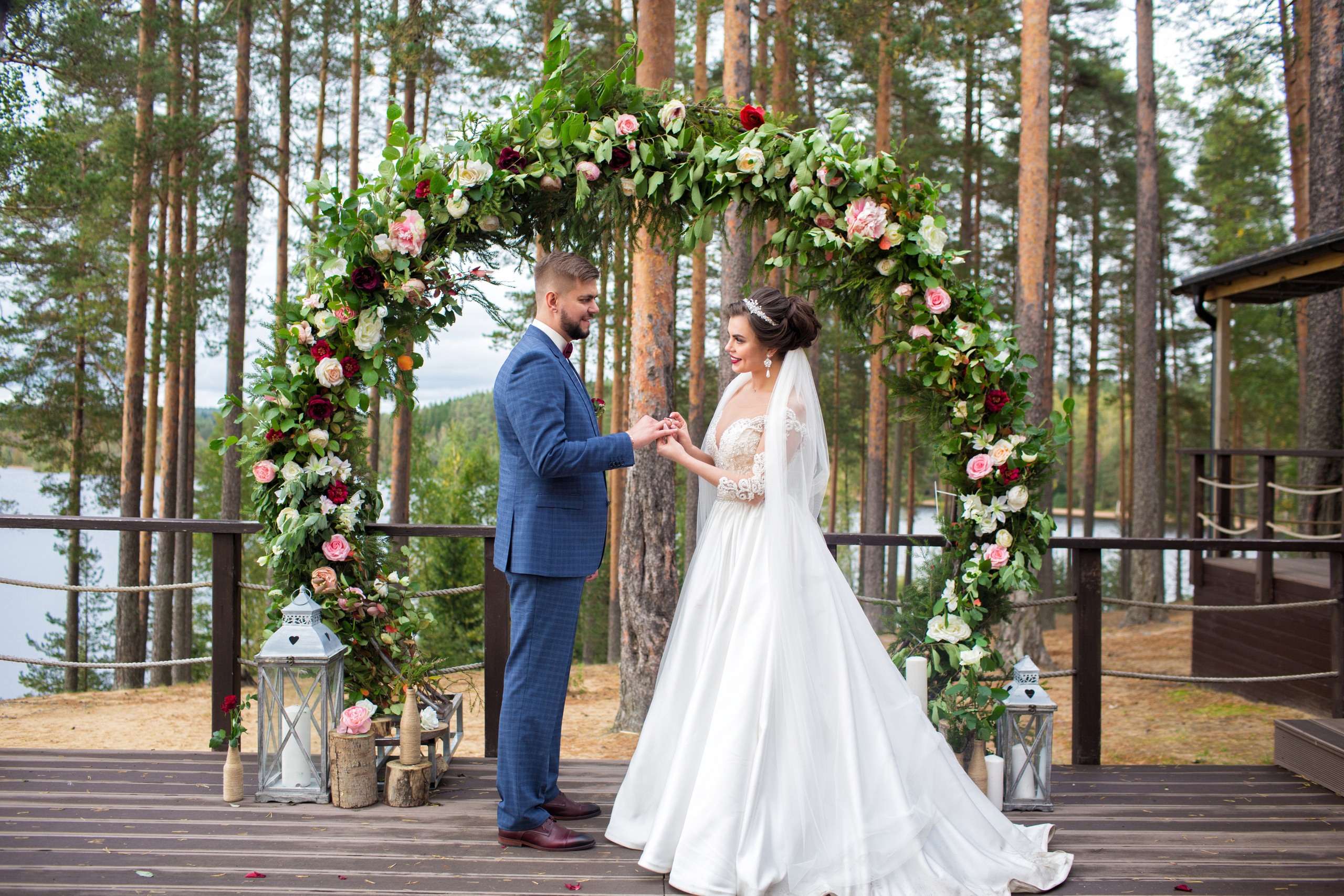 Свадьба Тани и Артема в ресторане Лесная рапсодия. Свадебный фотограф в Санкт-Петербурге и Москве