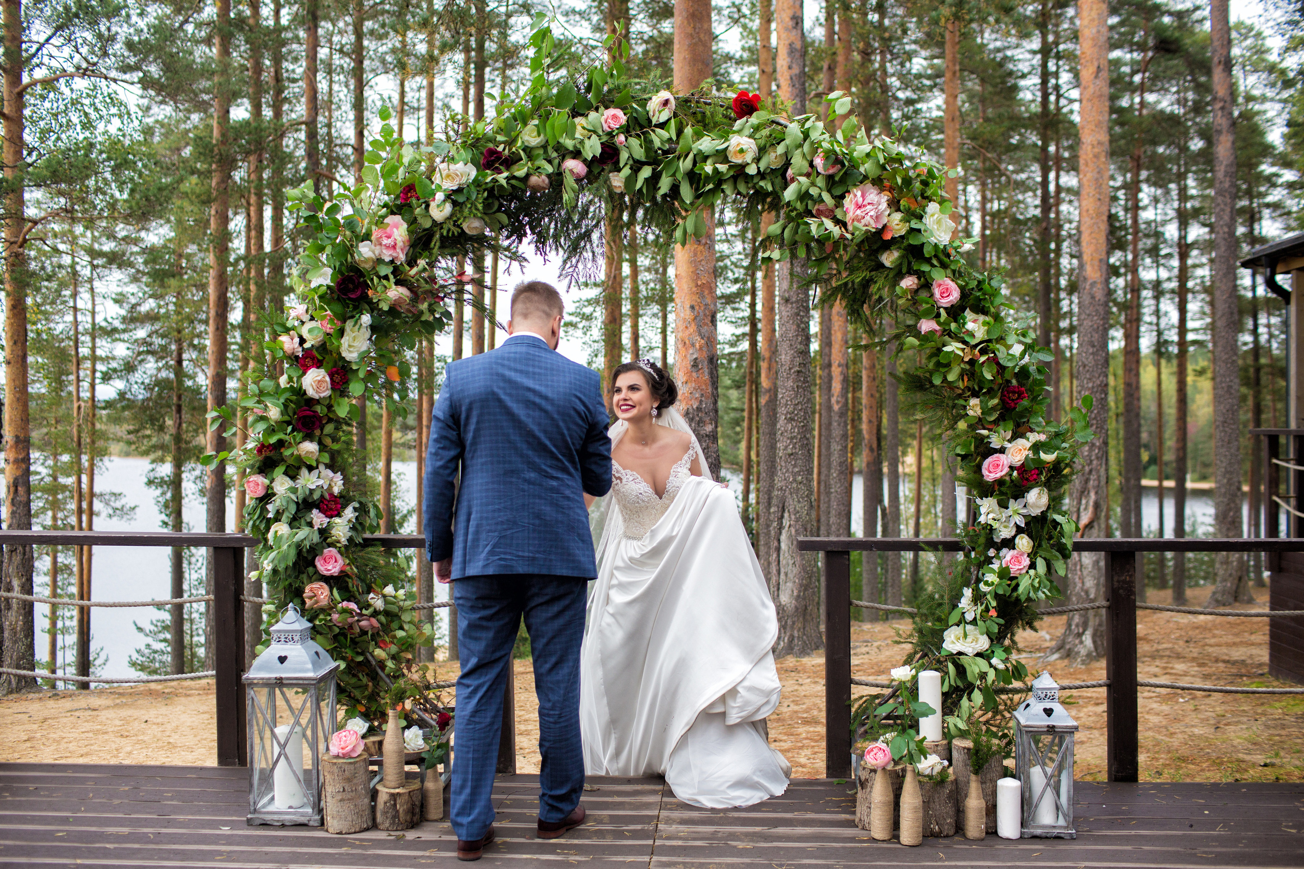 Свадьба Тани и Артема в ресторане Лесная рапсодия. Свадебный фотограф в Санкт-Петербурге и Москве