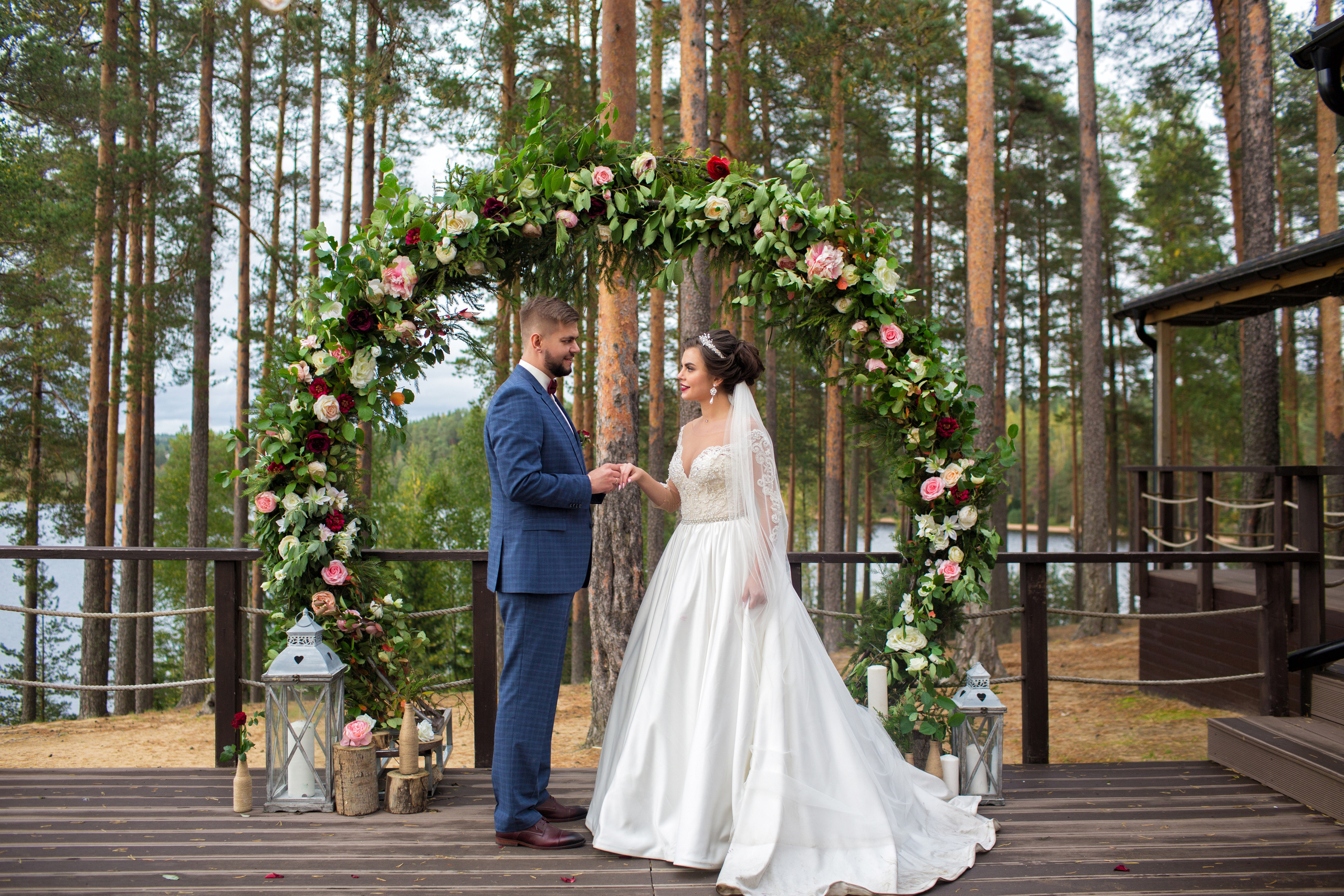 Свадьба Тани и Артема в ресторане Лесная рапсодия. Свадебный фотограф в Санкт-Петербурге и Москве