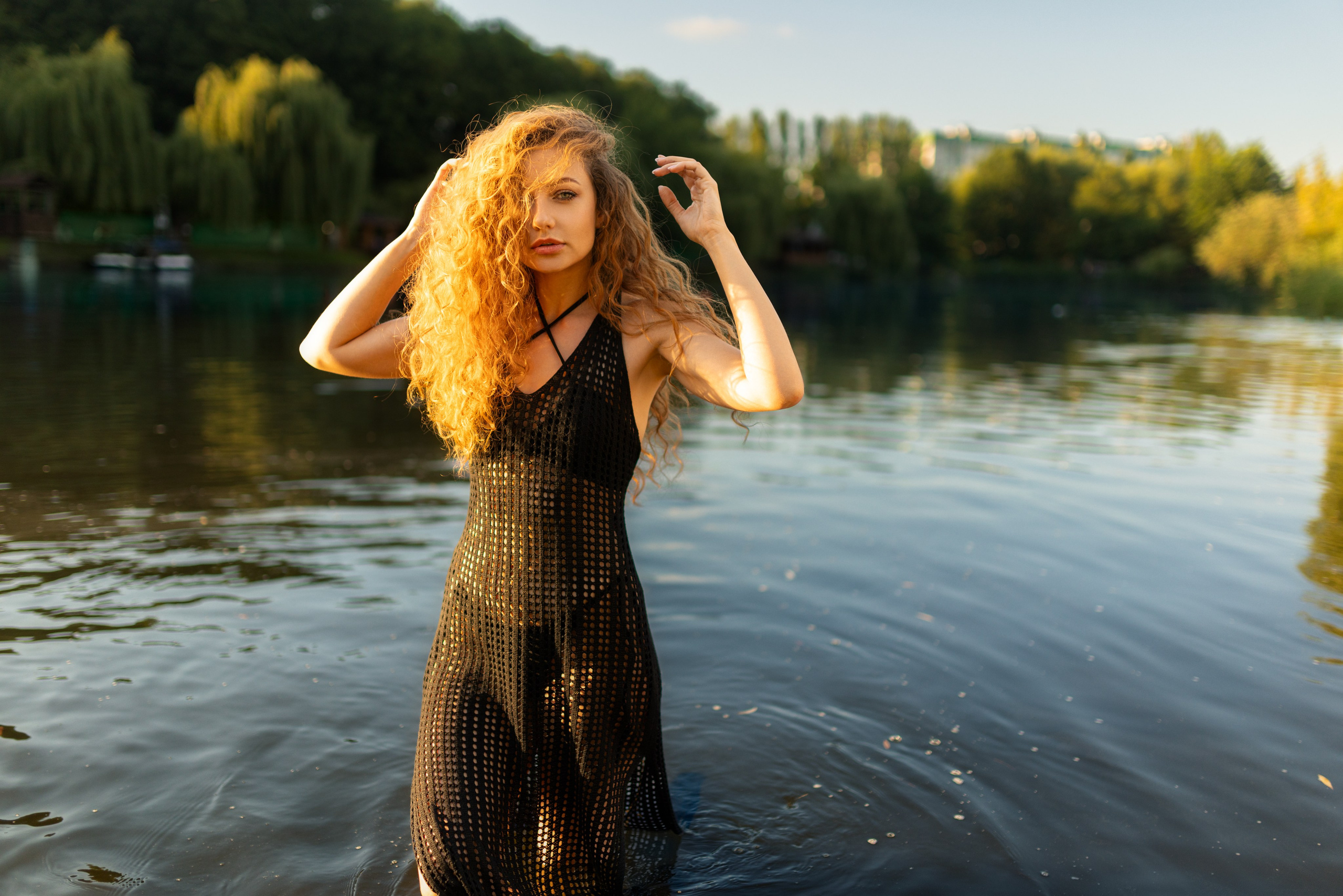 Съемка с Дианой у водоема на базе отдыха в формате для «себя». Дмитрий Шульгин, портретный фотограф в Воронеже