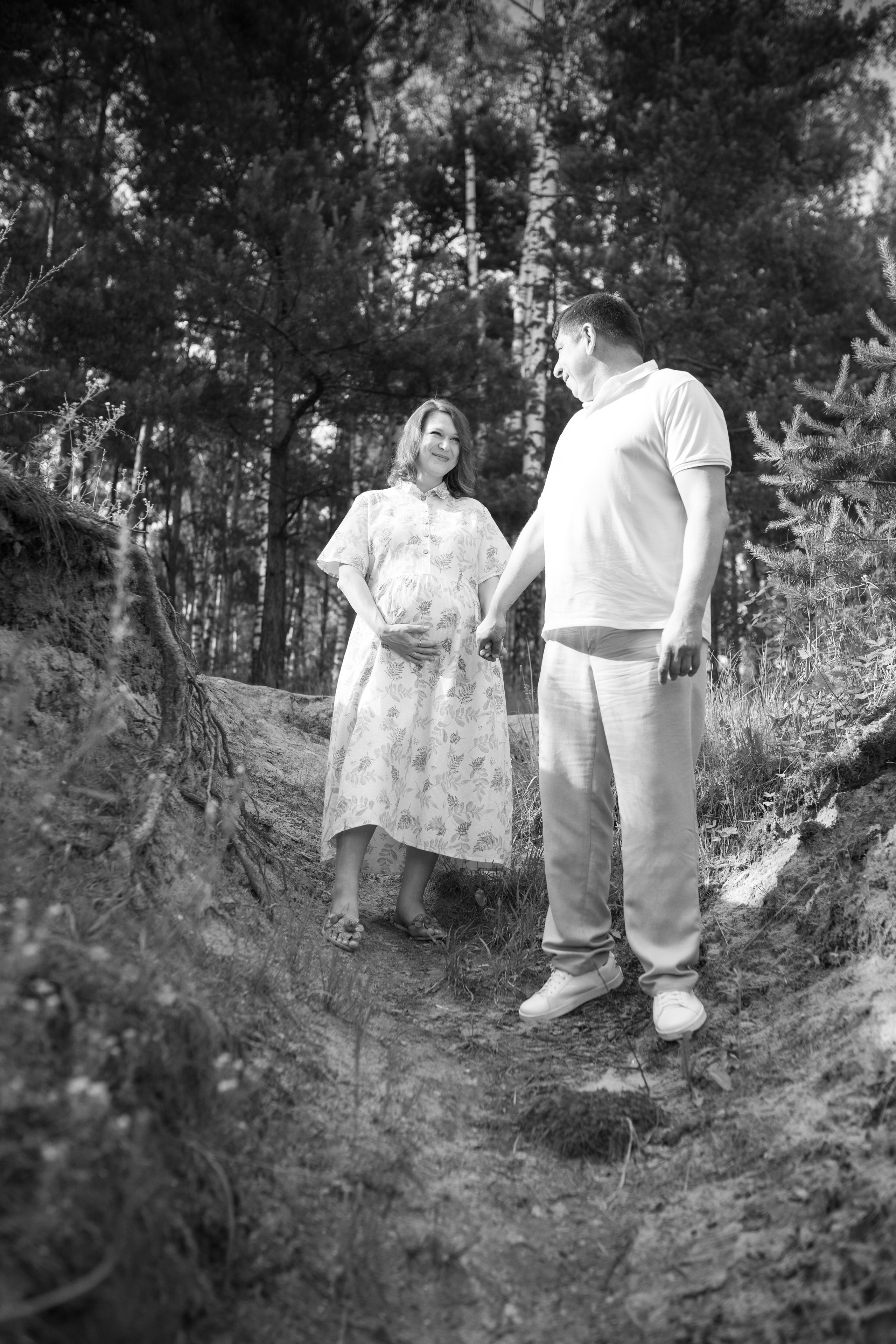 Фотосессия беременности на карьере. Фотограф в Железнодорожном и Балашихе