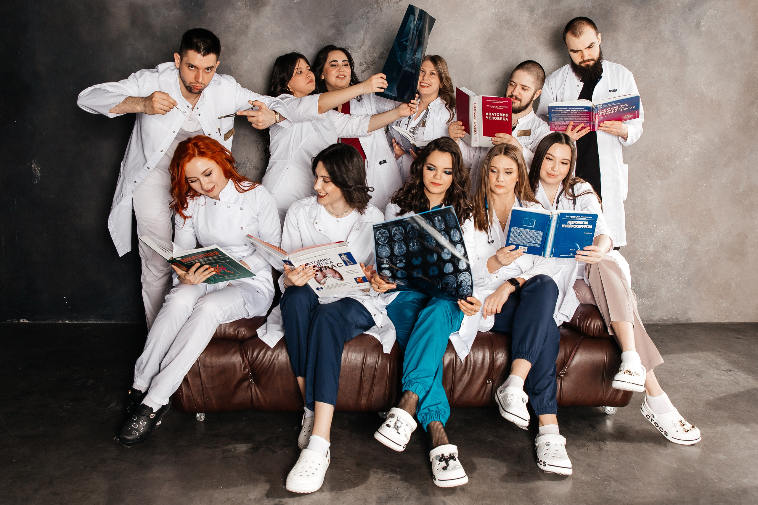 Выпускники медицинского университета. 