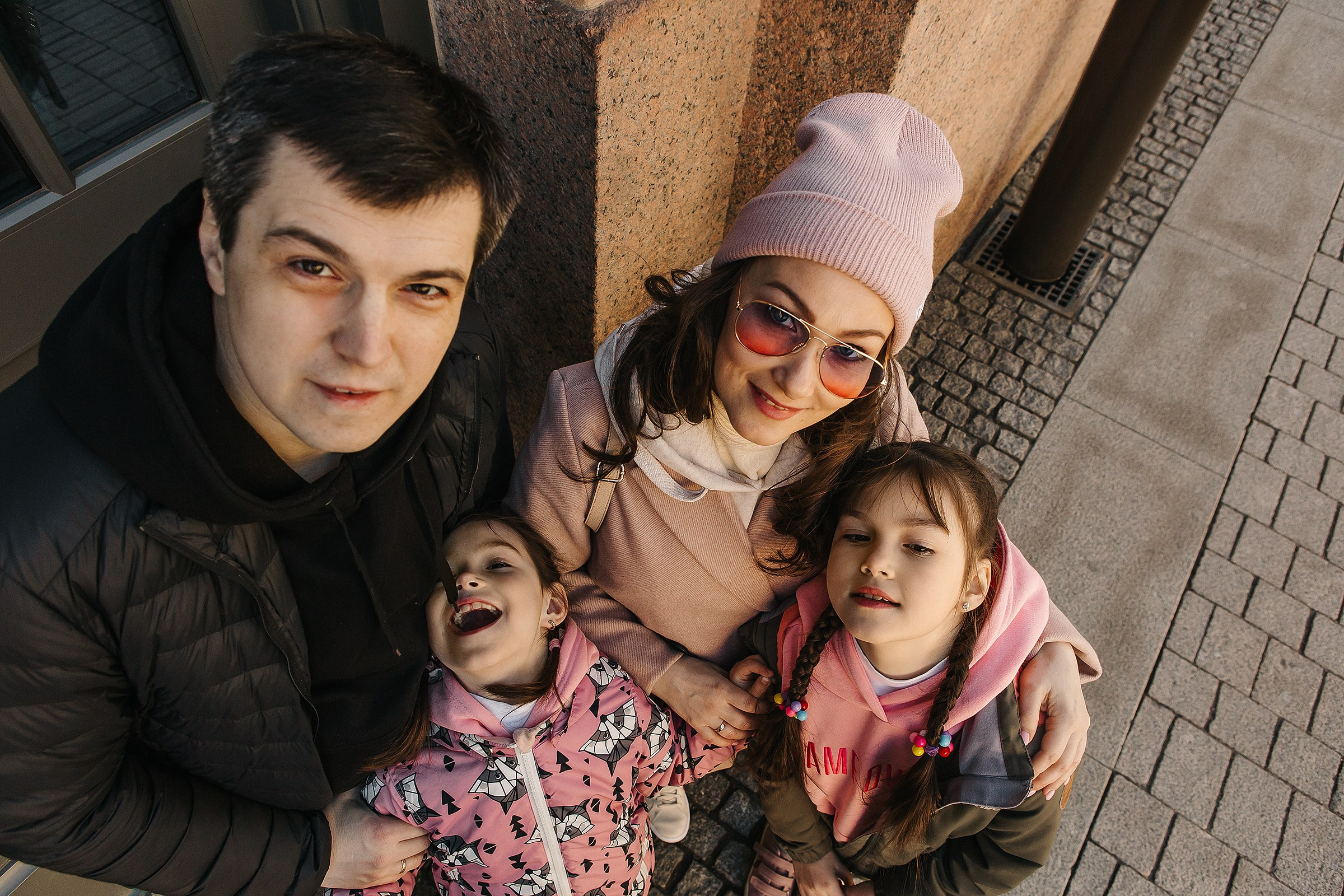 Лена, Сережа, Настя и Катюша. Семейный и портретный фотограф в Санкт-Петербурге