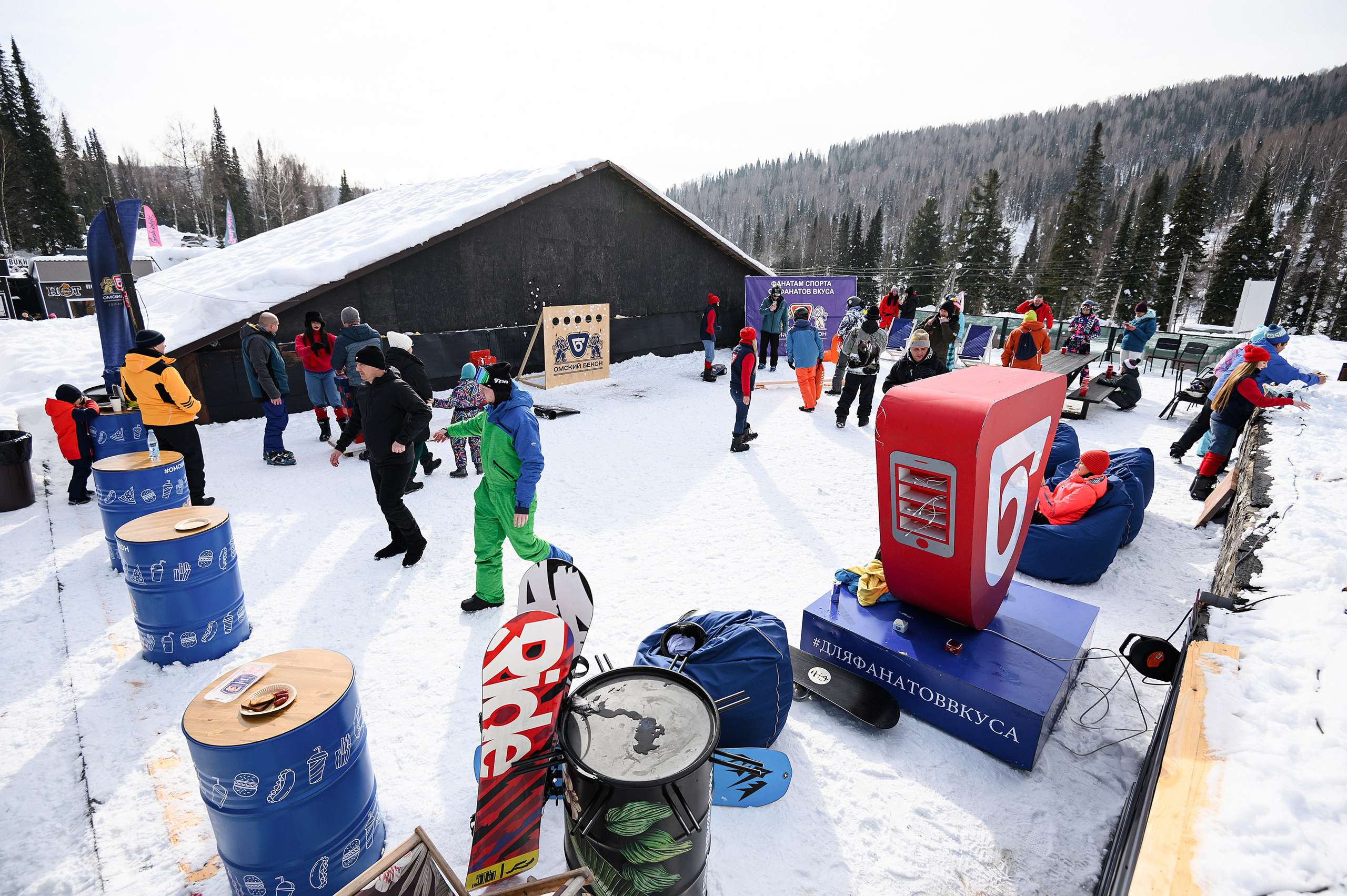 Съемка для Омского бекона