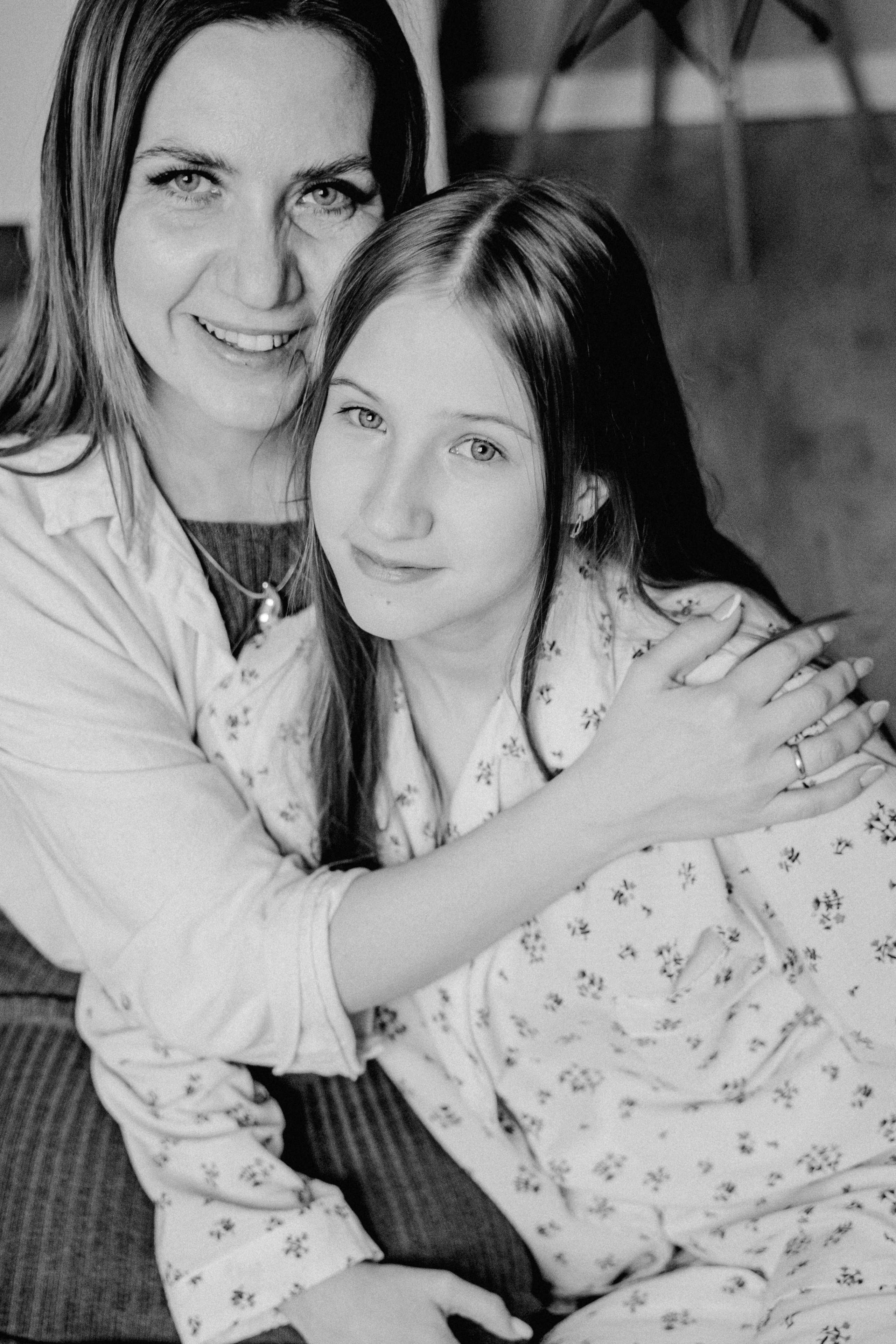 Семья на кухне