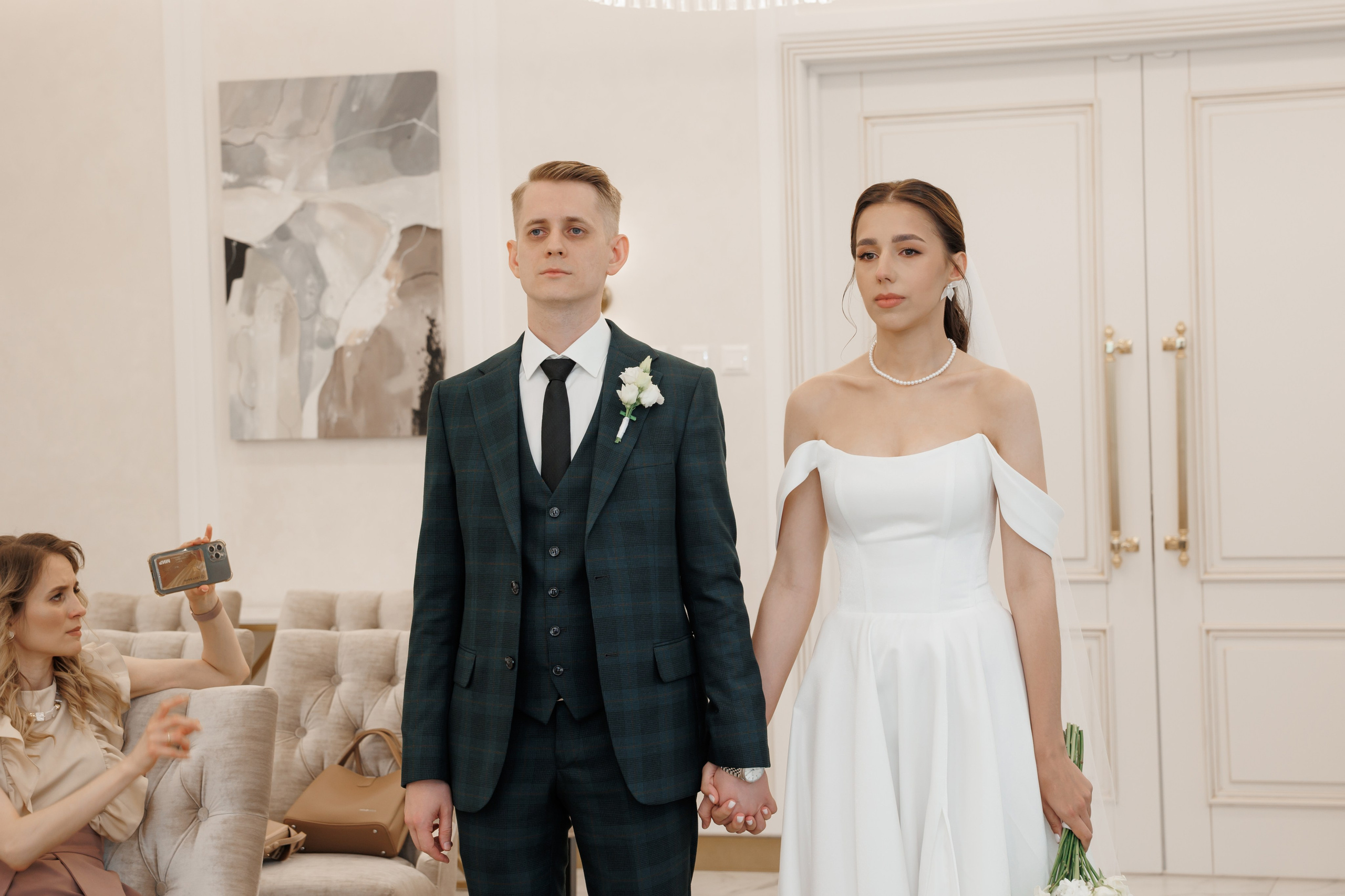 Регистрация в отеле Fish Point, ЗАГС Бутово, прогулка в Остафьево. Свадебный и репортажный фотограф (Москва, Королев и другие)