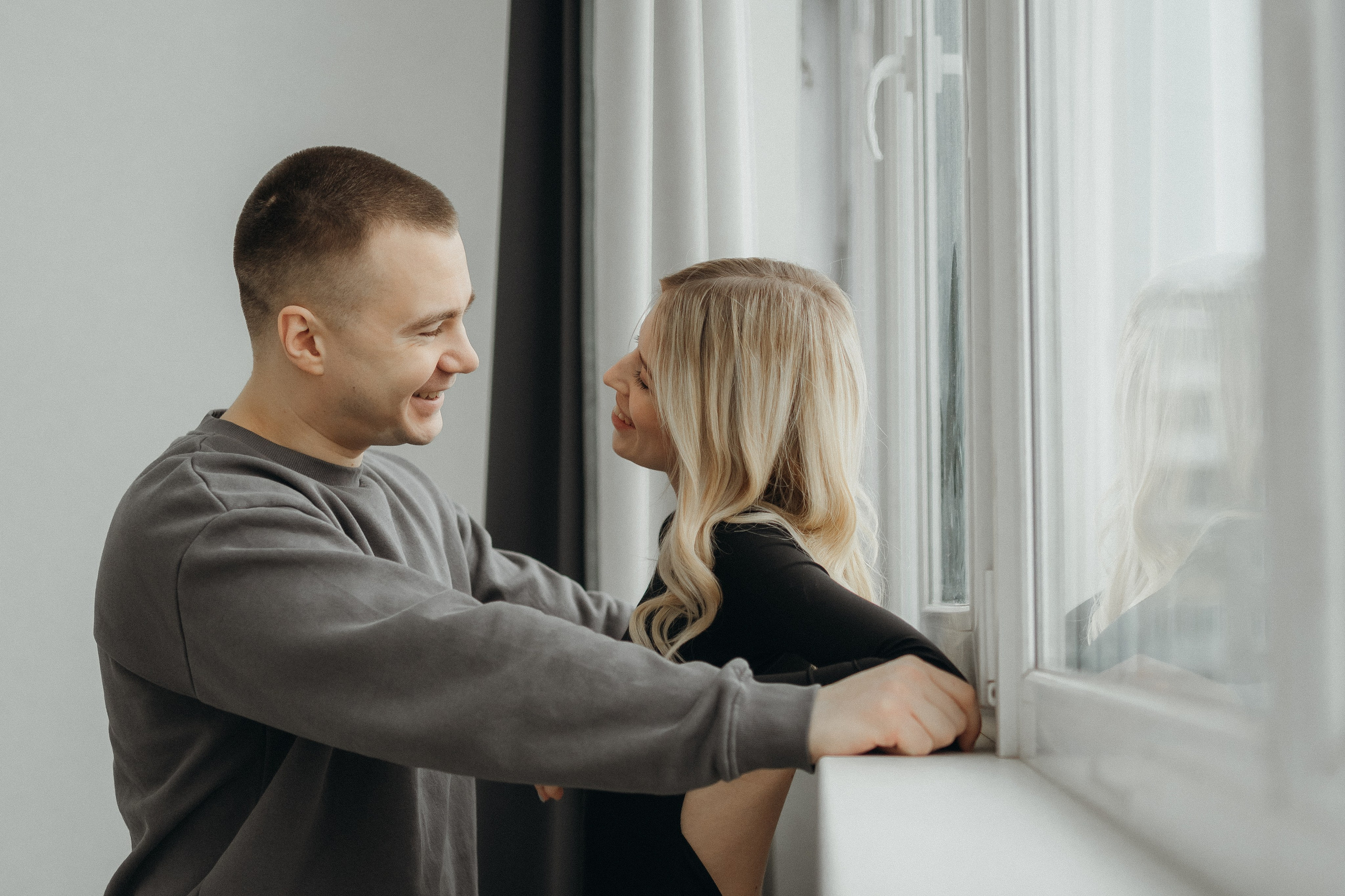 Парная фотосессия в студии в Архангельске. Портретный и свадебный фотограф в Архангельске Елизавета Стрекаловская