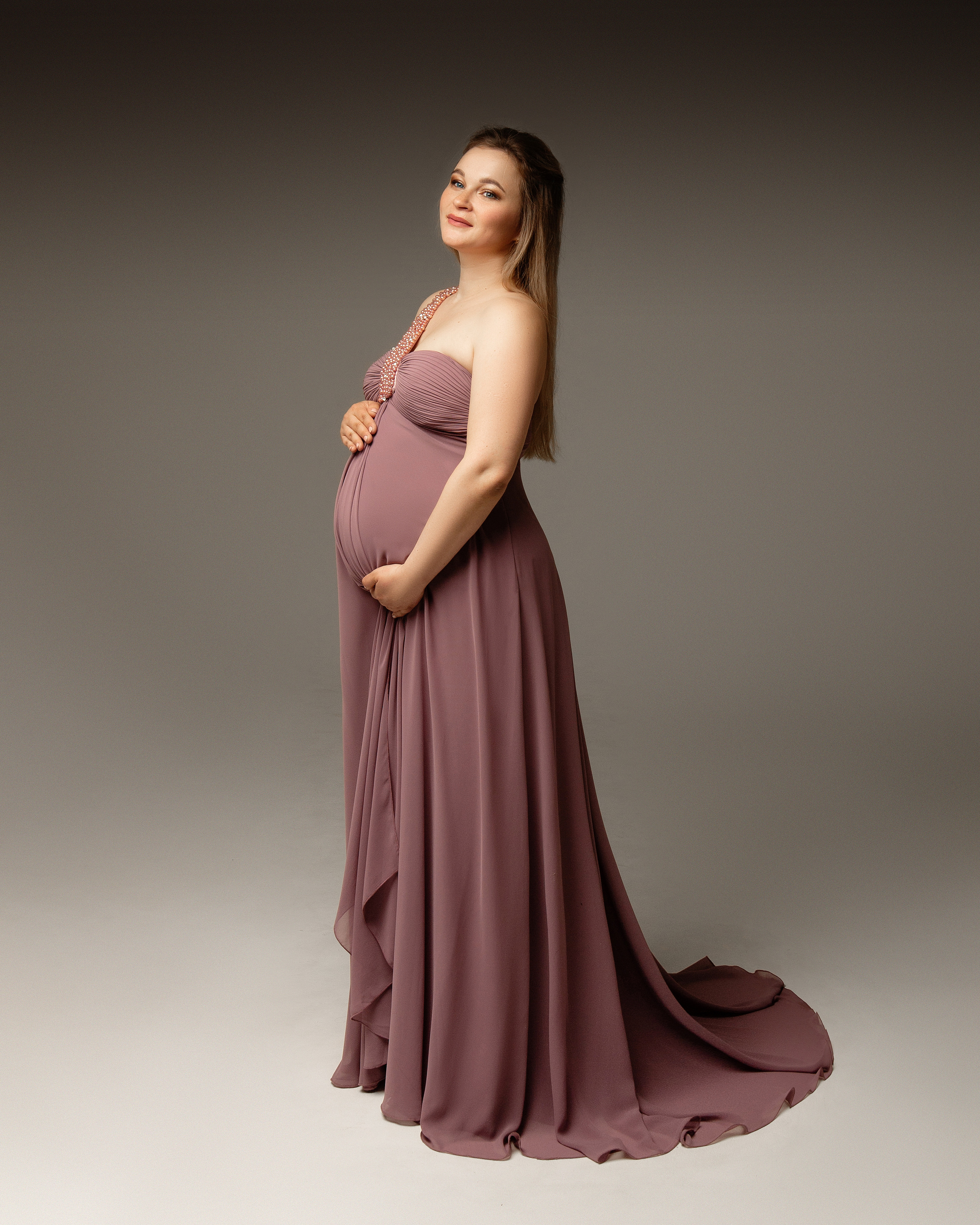 Платье Жемчуг 44-46. Фотограф беременности в Екатеринбурге Илона Филатьева