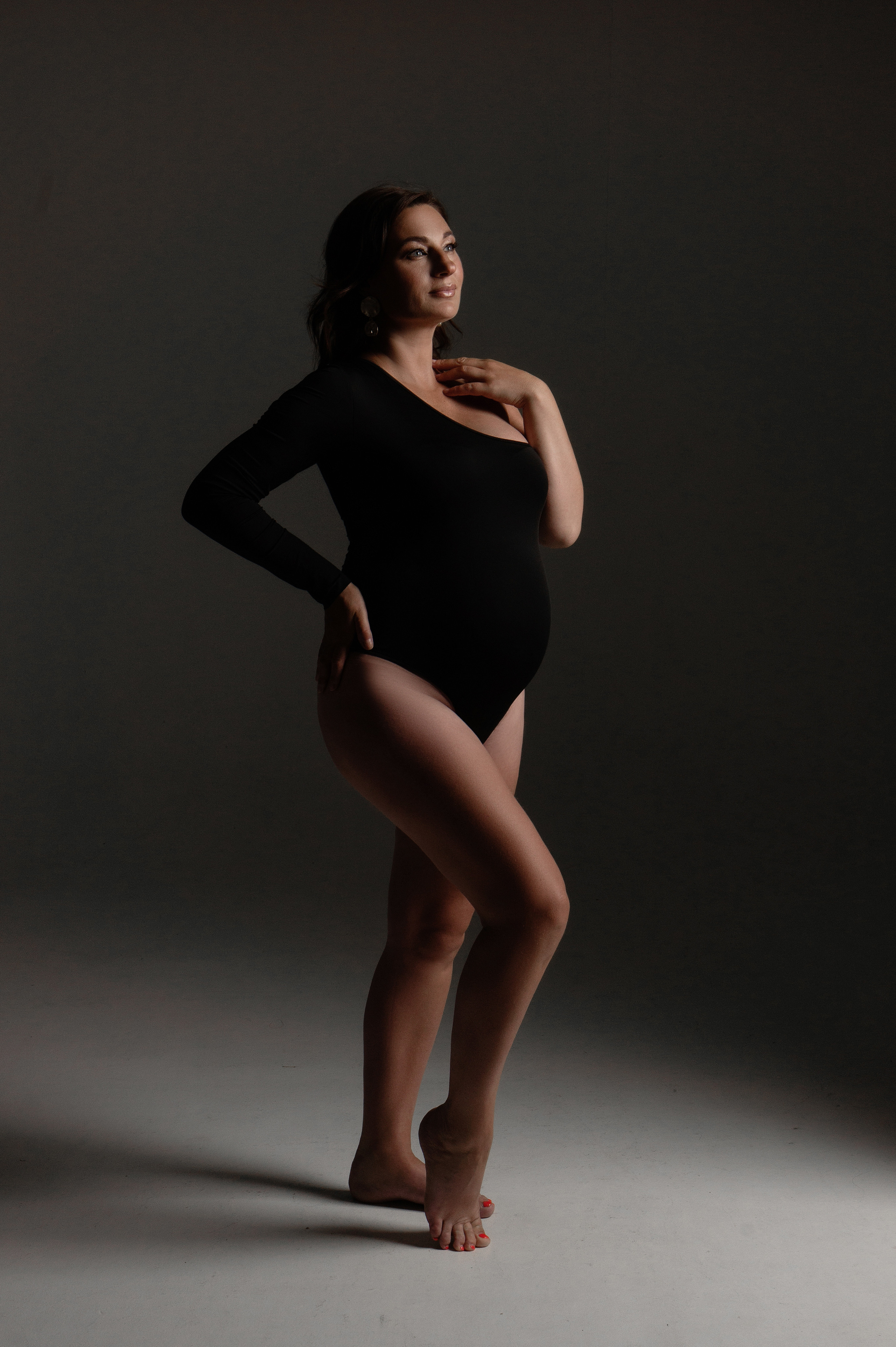 Боди с одним рукавом 44-46. Фотограф беременности в Екатеринбурге Илона Филатьева