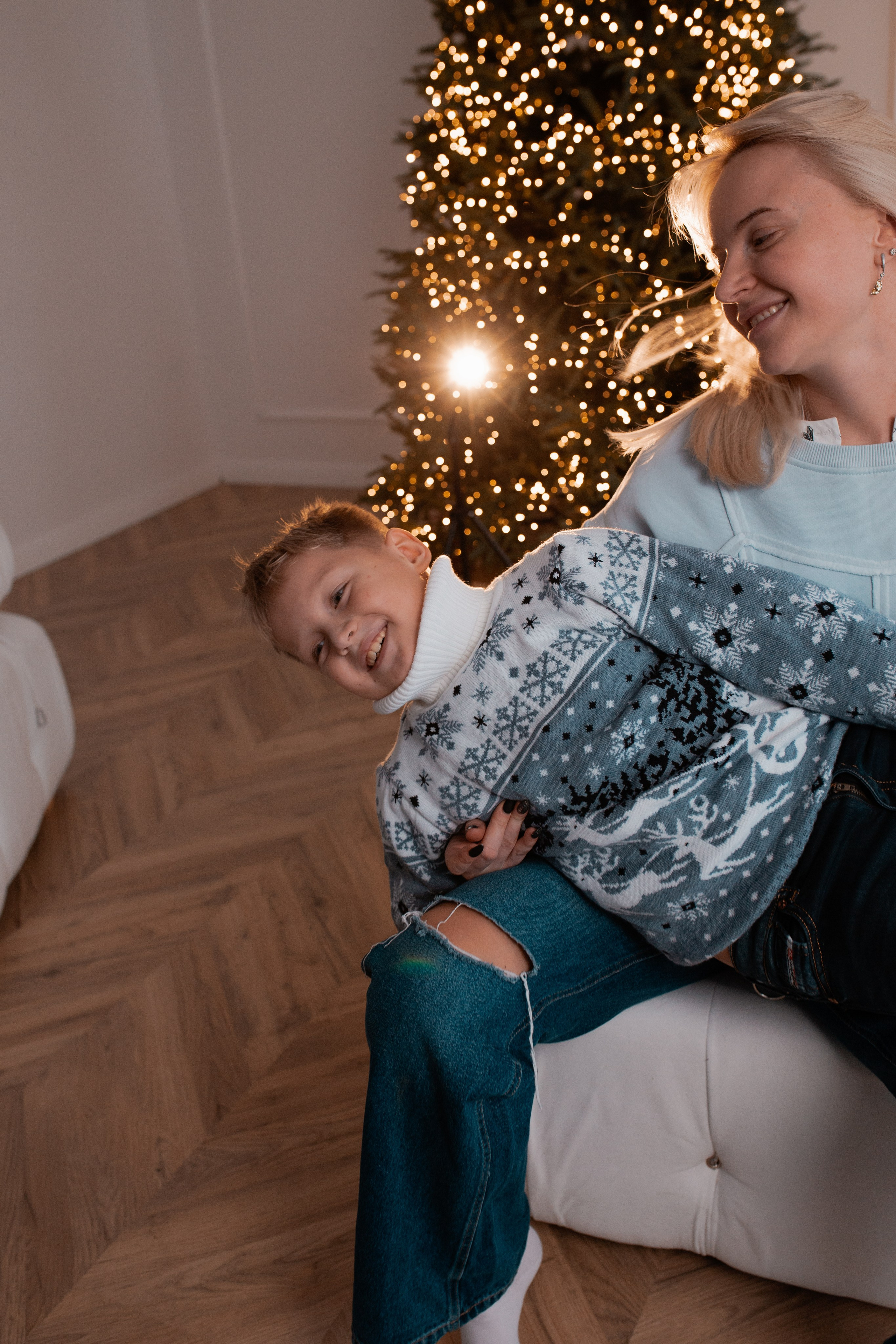 Инна с семьёй