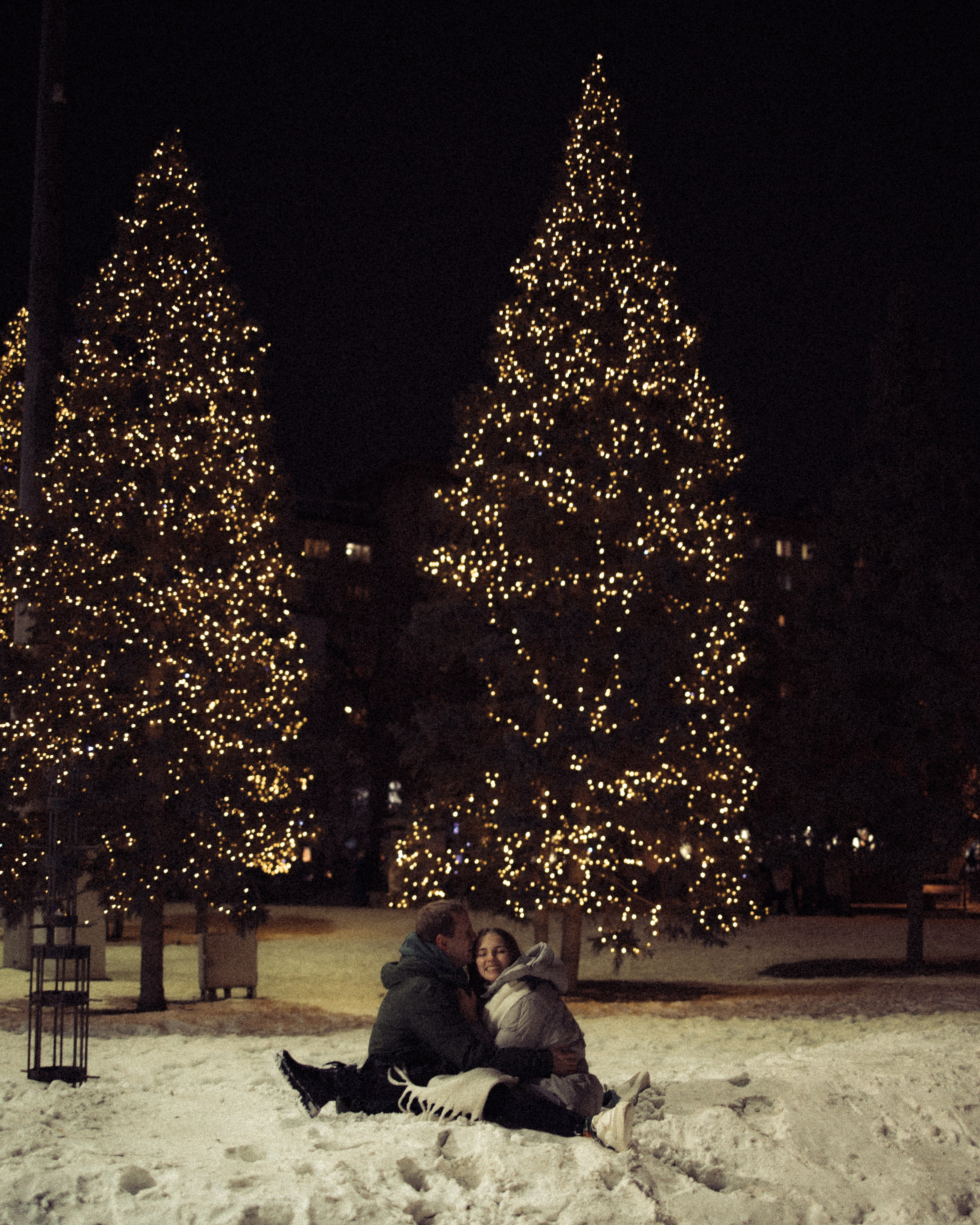 Зимний вечер. Свадебный и портретный фотограф в Новосибирске Любовь Исакова