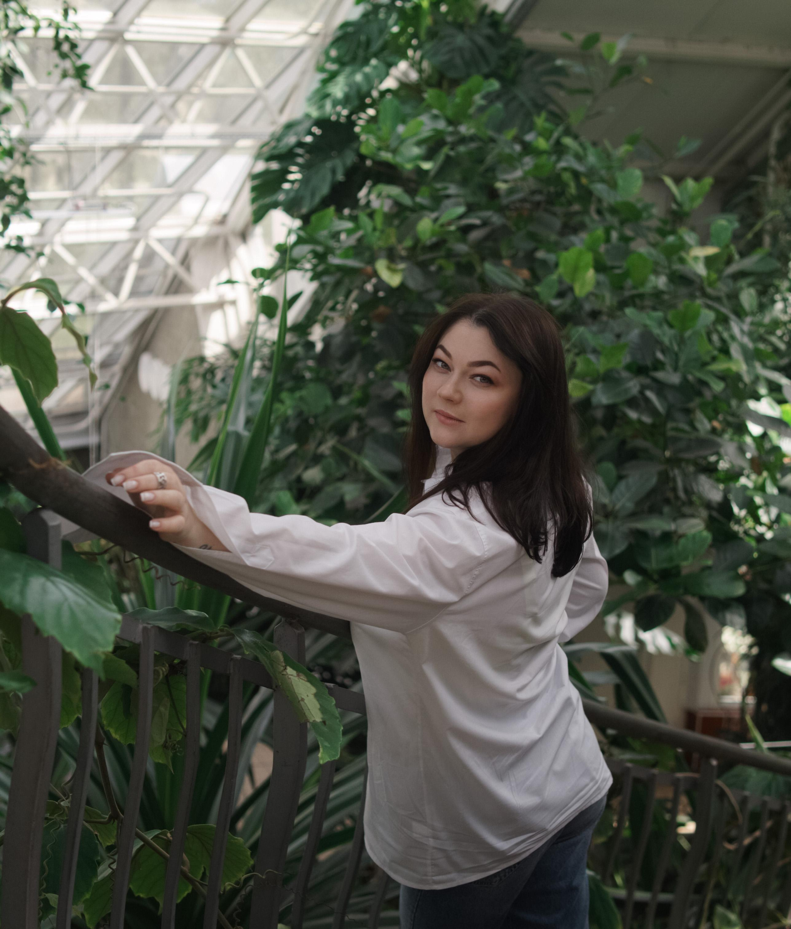 Эльвира, фотосессия в ботаническом саду. Фотограф в Минске Света Григорьева