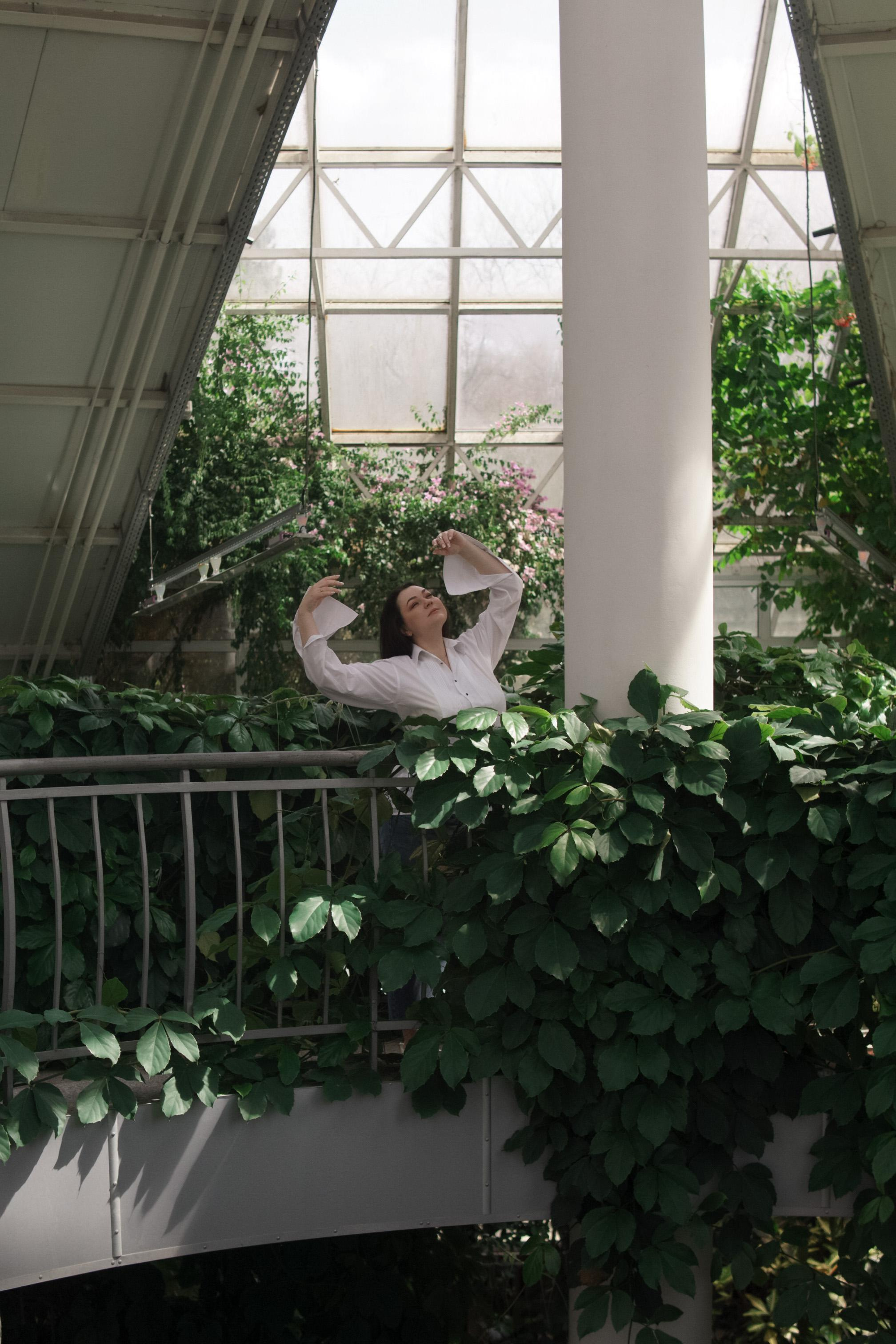 Эльвира, фотосессия в ботаническом саду. Фотограф в Минске Света Григорьева