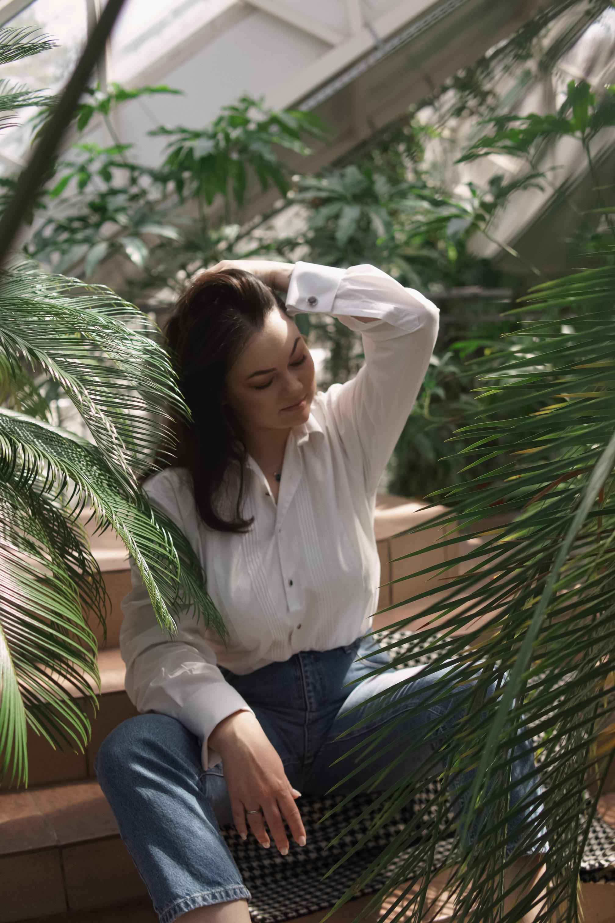 Эльвира, фотосессия в ботаническом саду. Фотограф в Минске Света Григорьева