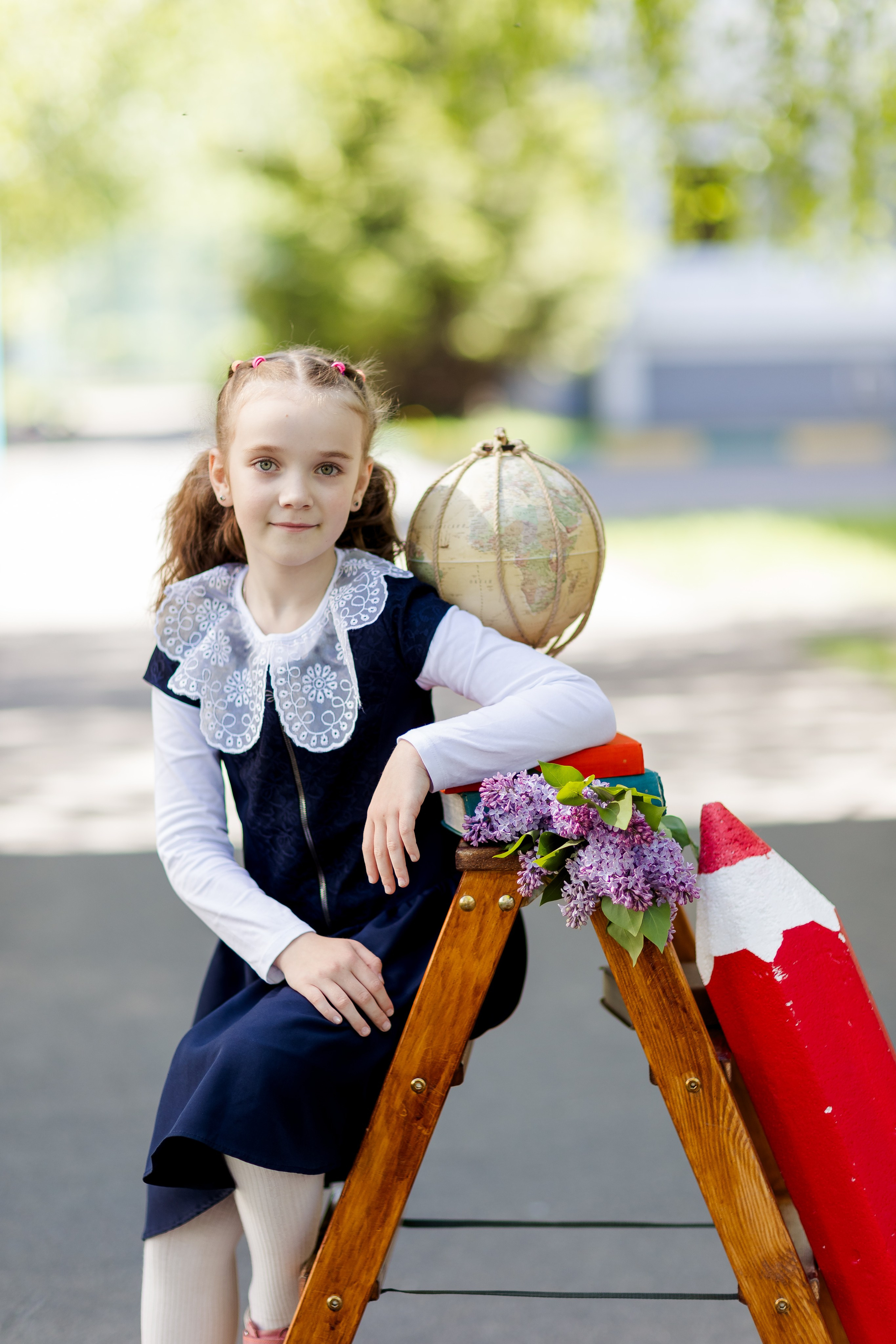 Весенняя съемка в начальной школе для первоклашек. Выпускные альбомы в Зеленограде и Москве