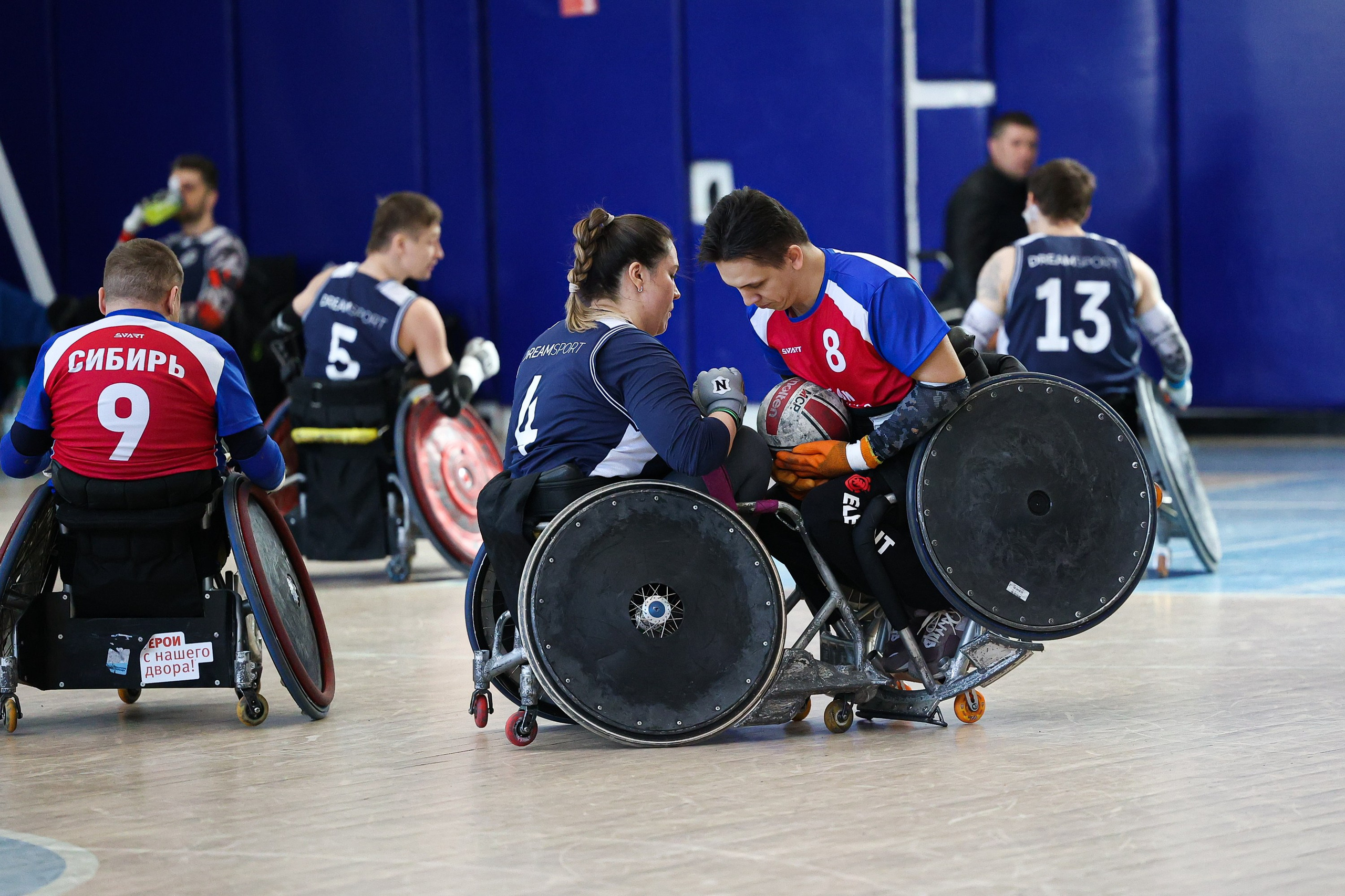 ЧР регби на колясках. Профессиональный спортивный фотограф в Санкт-Петербурге