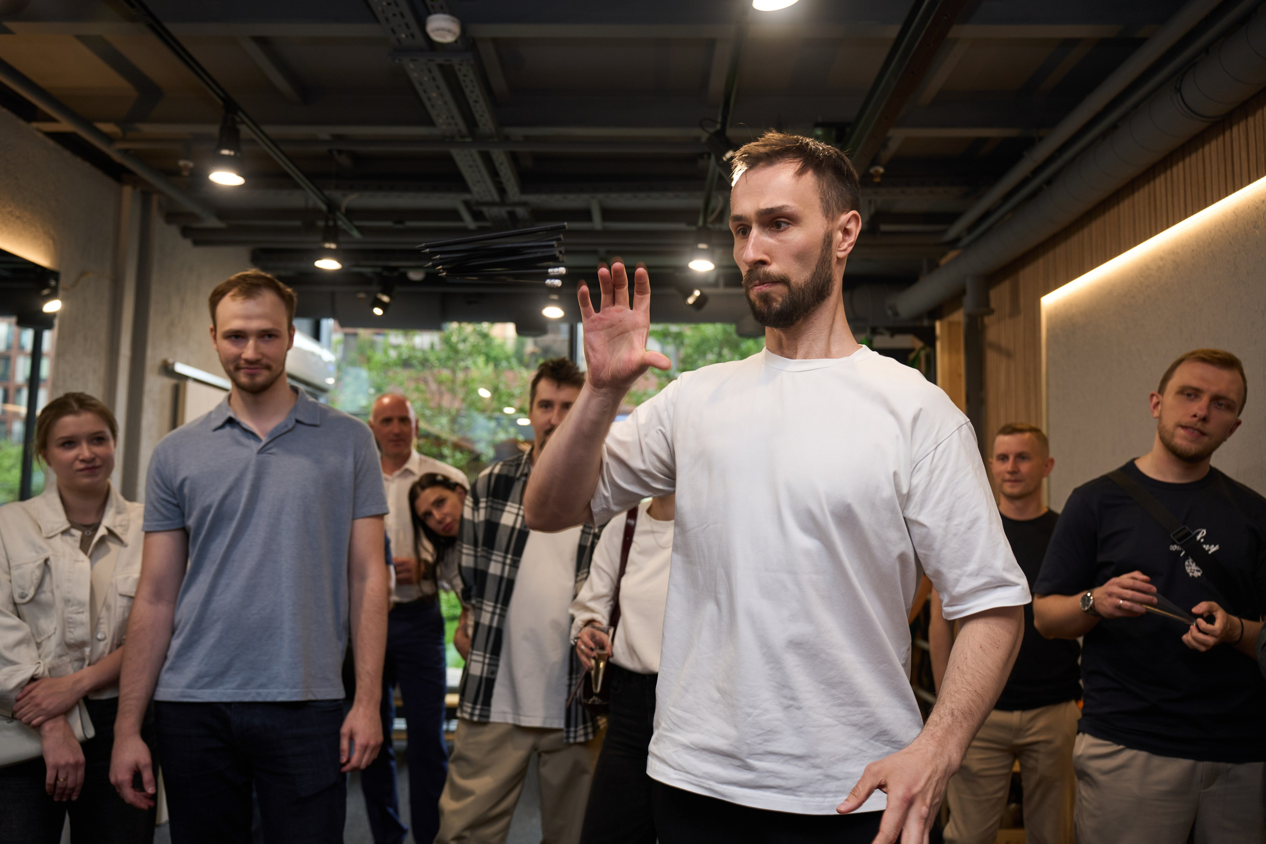 Репортажная съемка — Открытие студии бокса. Репортажный фотограф в Москве Вадим Галанин