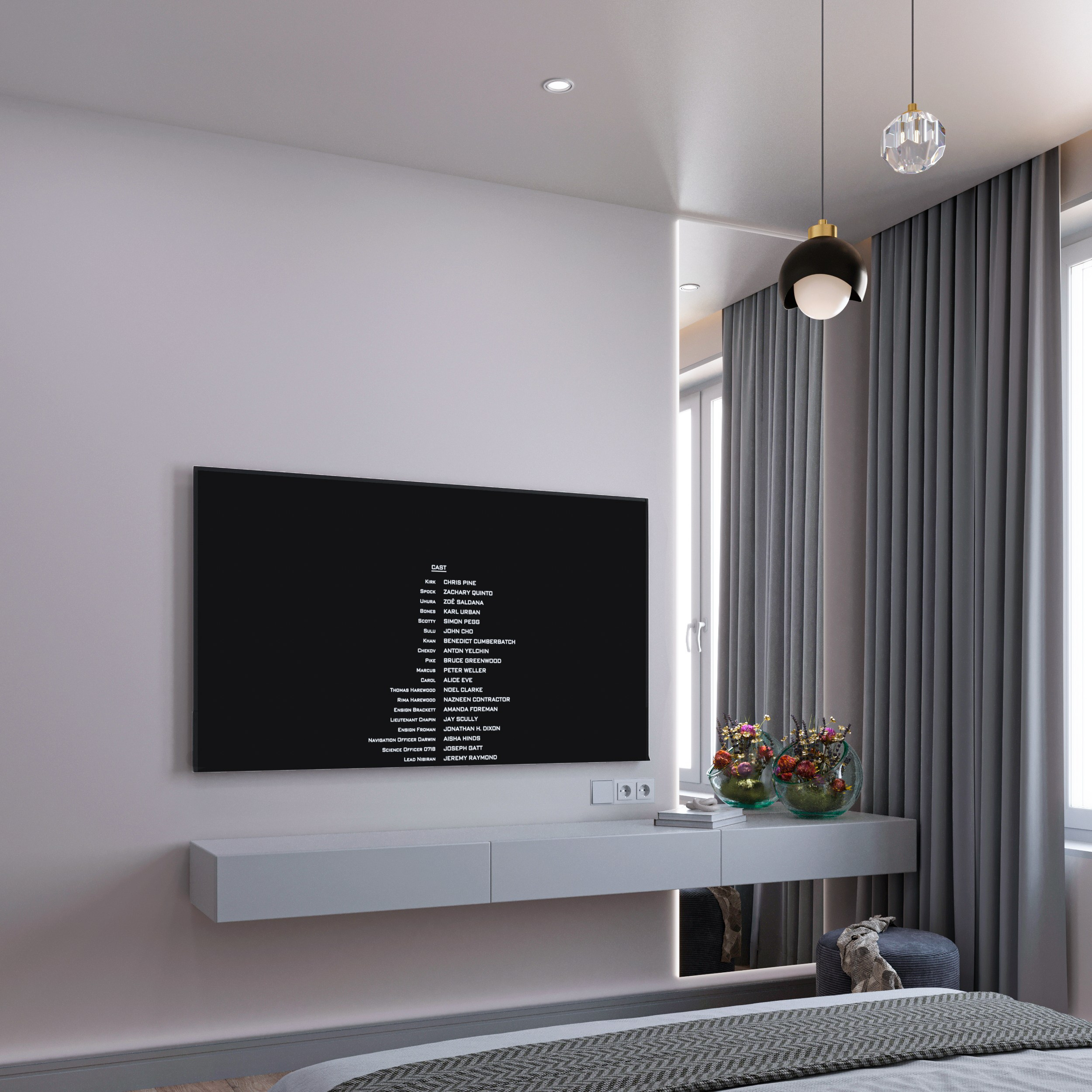 Swifts' quarter. 3D visualization of exteriors and interiors