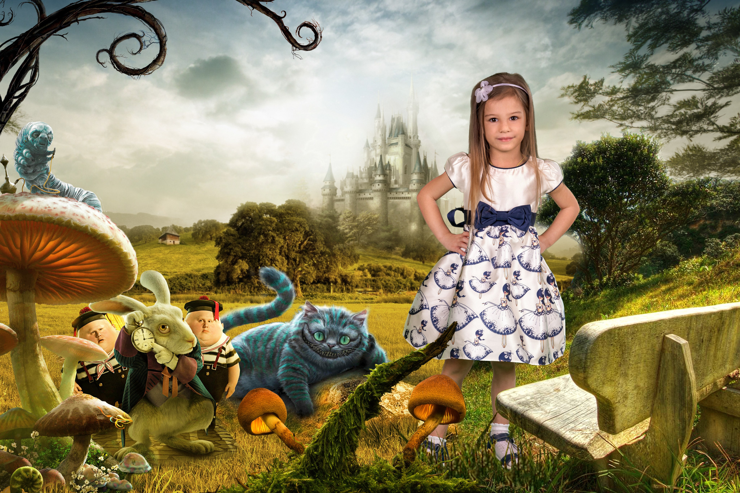 Алиса в стране чудес. Детские фотосъемки Москва и МО