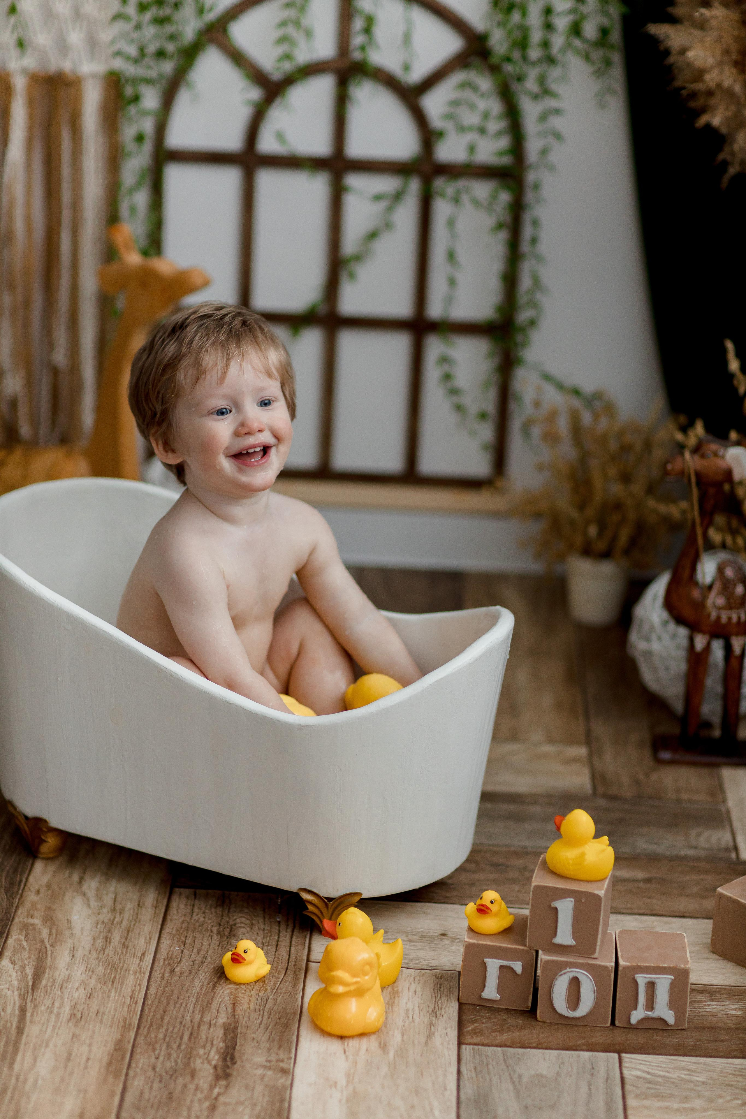 Лёва, первый годик). Семейный и детский фотограф в Железногорске Саламахо Ольга