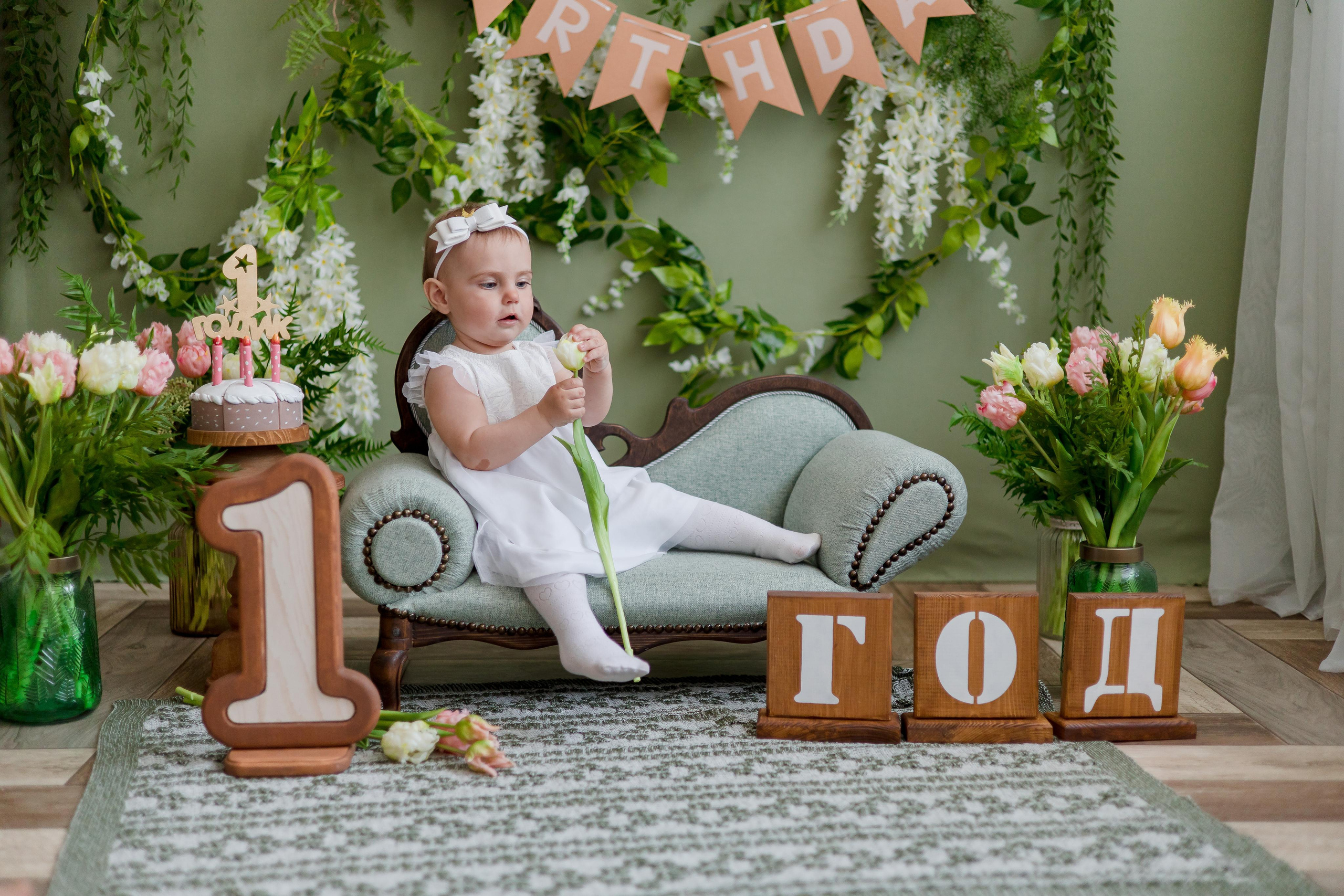 Милана, 1 годик. Семейный и детский фотограф в Железногорске Саламахо Ольга