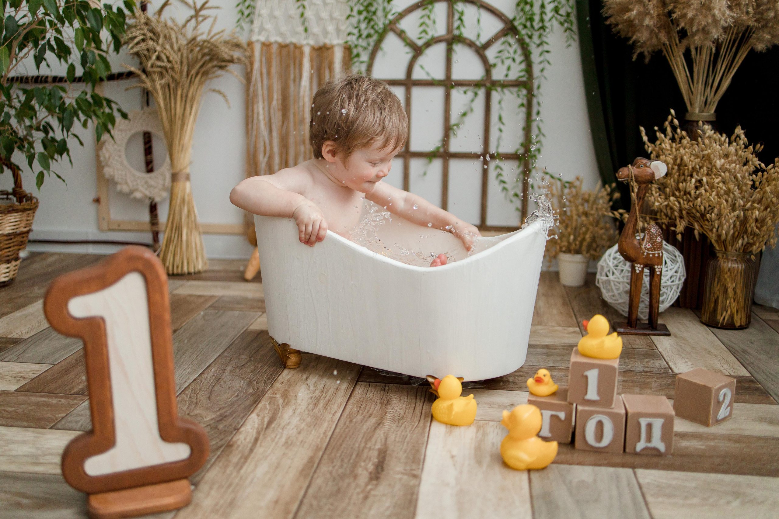 Лёва, первый годик). Семейный и детский фотограф в Железногорске Саламахо Ольга