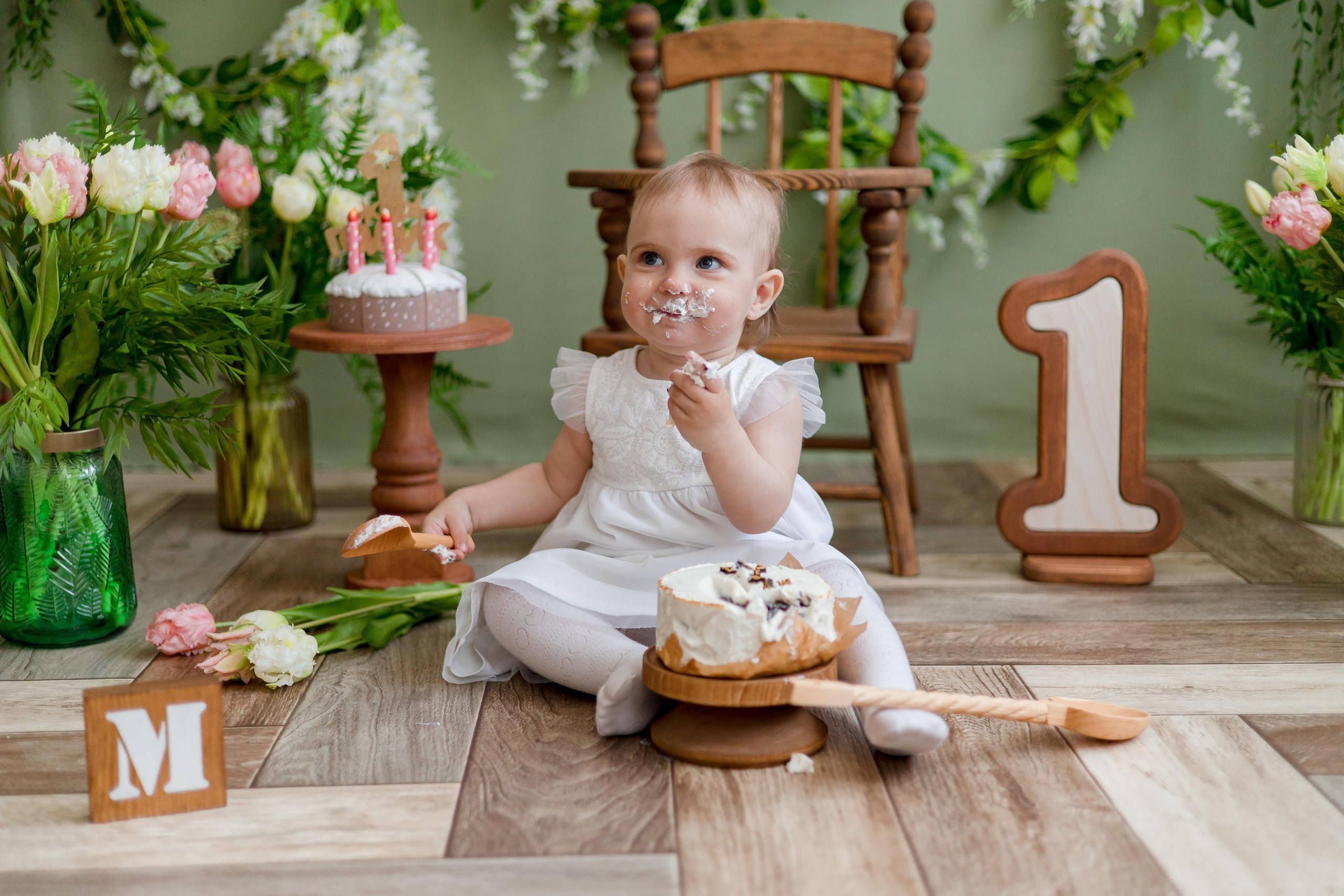 Милана, 1 годик. Семейный и детский фотограф в Железногорске Саламахо Ольга