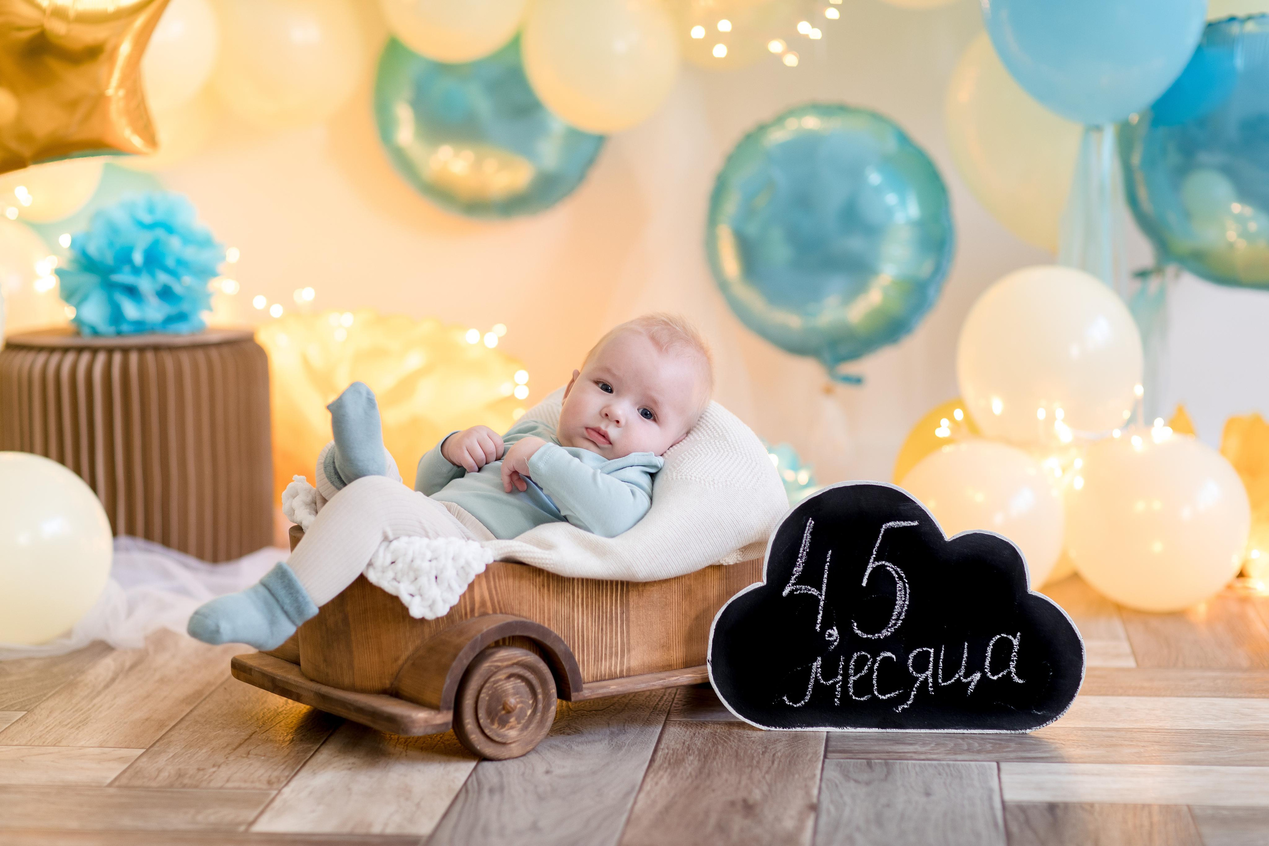 4,5 месяца. Семейный и детский фотограф в Железногорске Саламахо Ольга