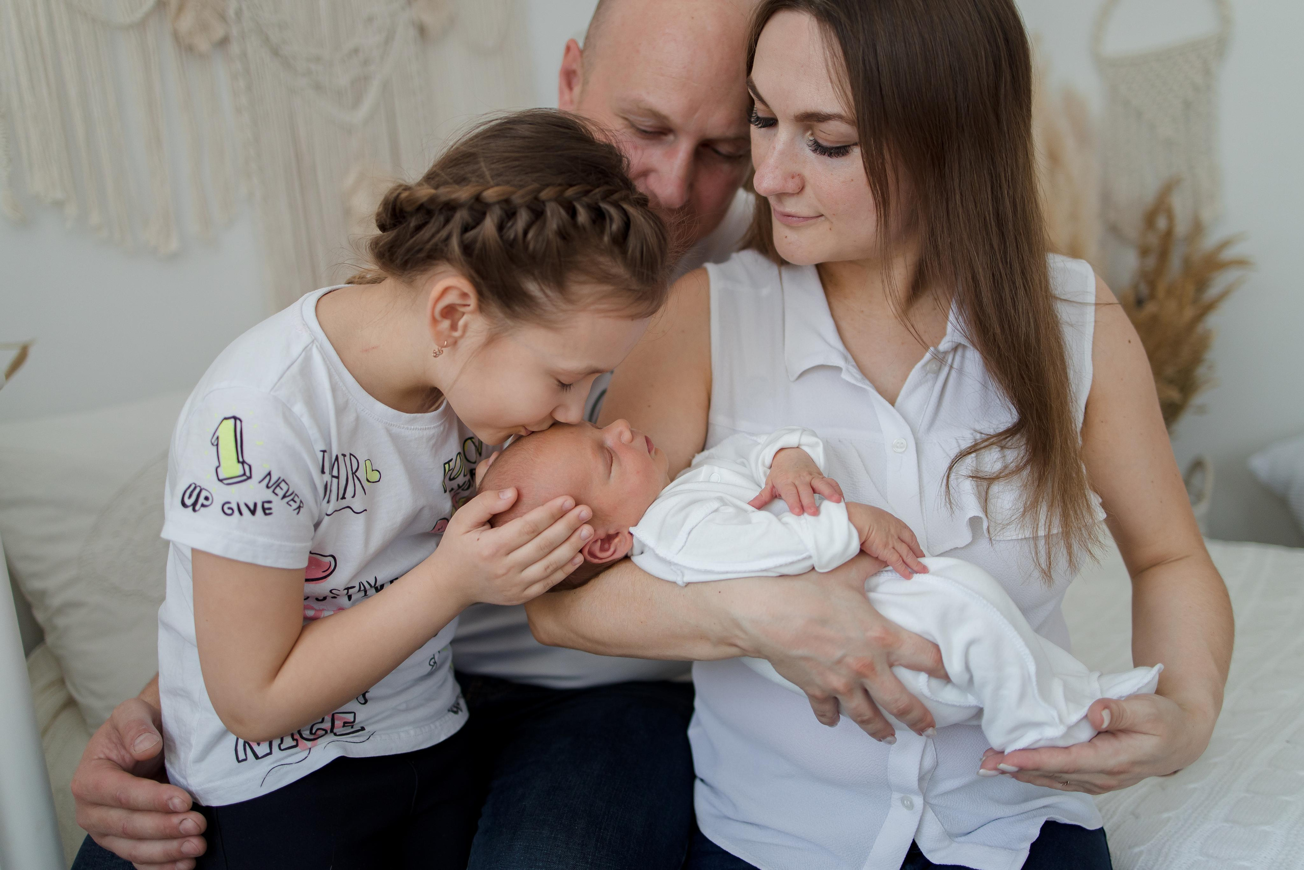 Леонид, 1 неделя и 3 дня. Семейный и детский фотограф в Железногорске Саламахо Ольга