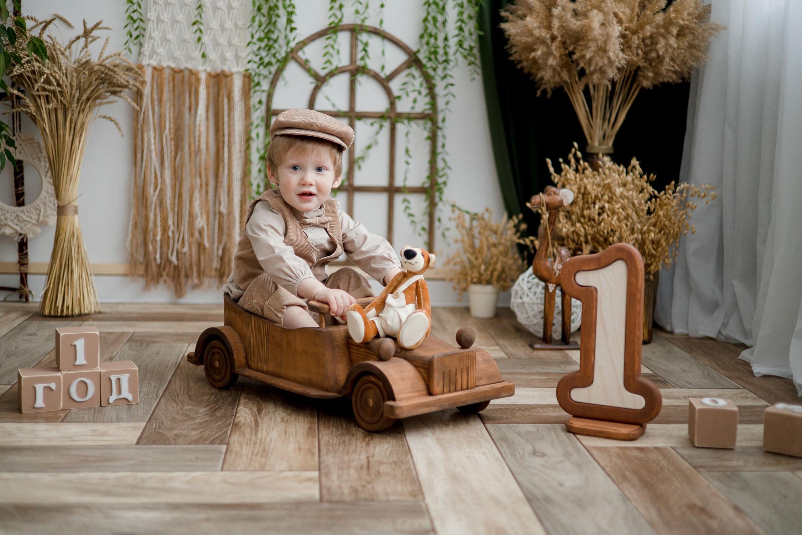 Лёва, первый годик). Семейный и детский фотограф в Железногорске Саламахо Ольга