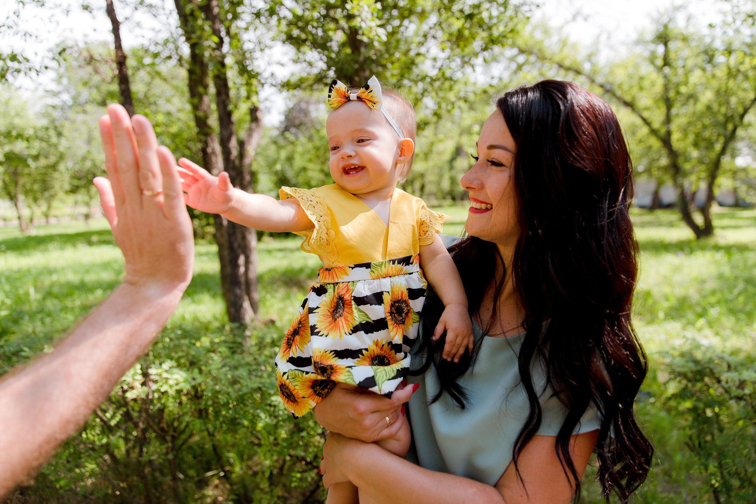 1 годик в парке. Семейный и детский фотограф в Железногорске Саламахо Ольга