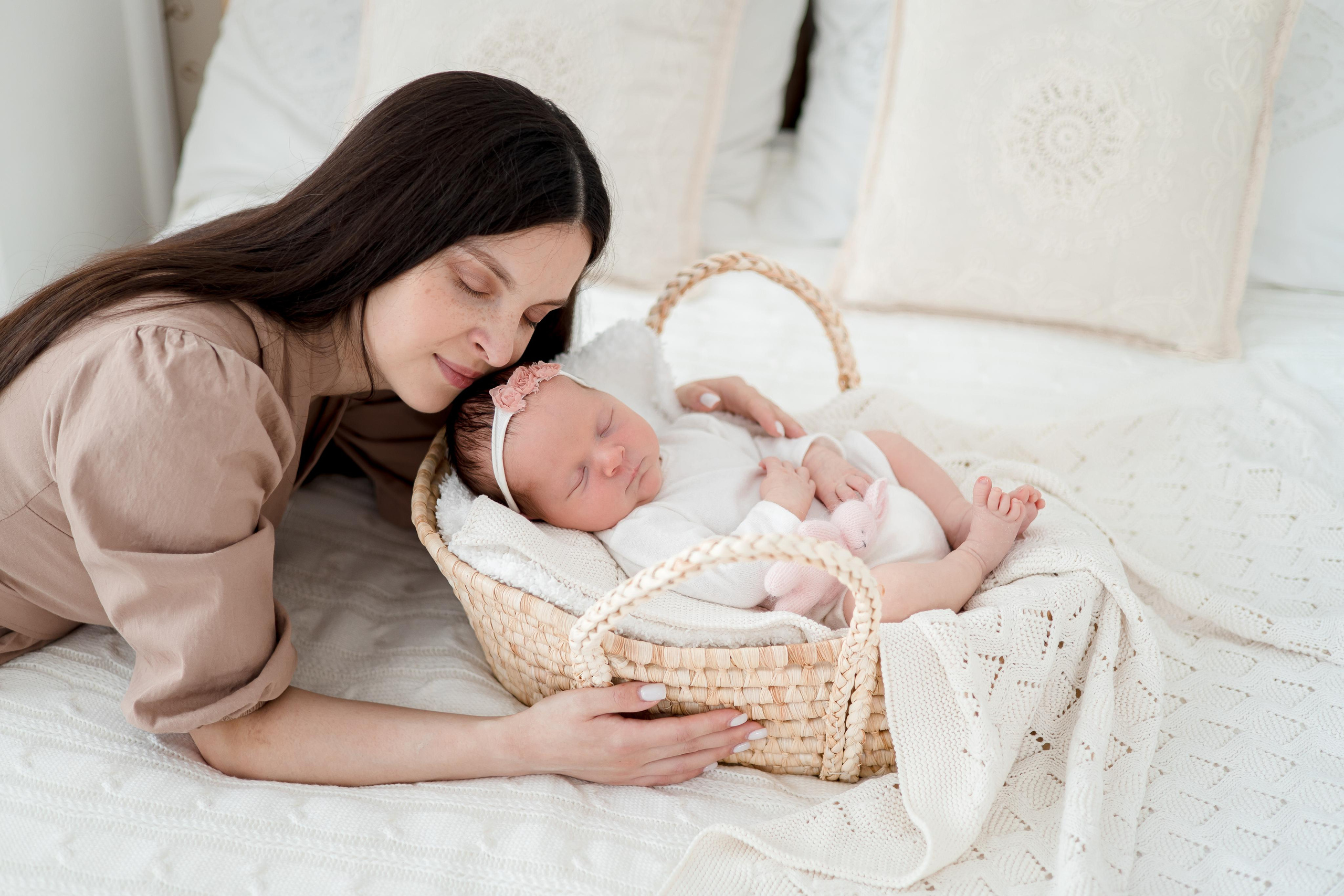 Екатерина, 1 неделя и 2 дня. Семейный и детский фотограф в Железногорске Саламахо Ольга