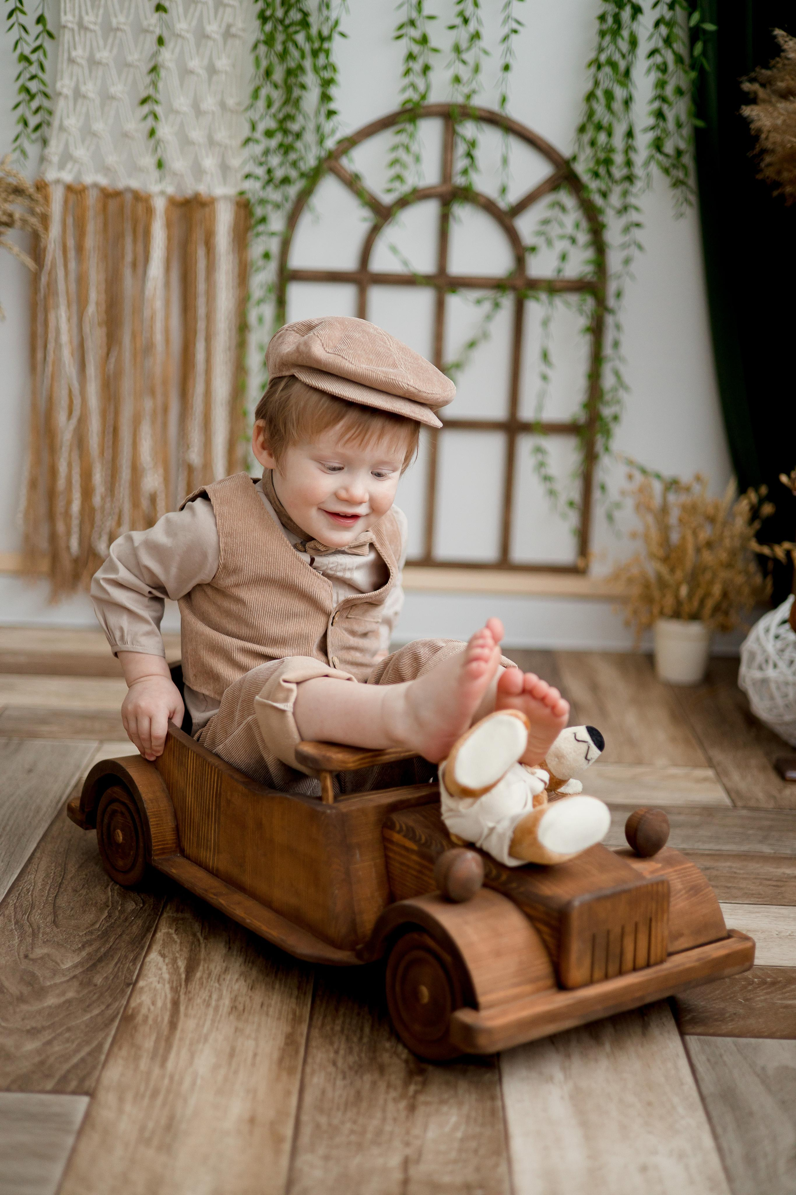 Лёва, первый годик). Семейный и детский фотограф в Железногорске Саламахо Ольга